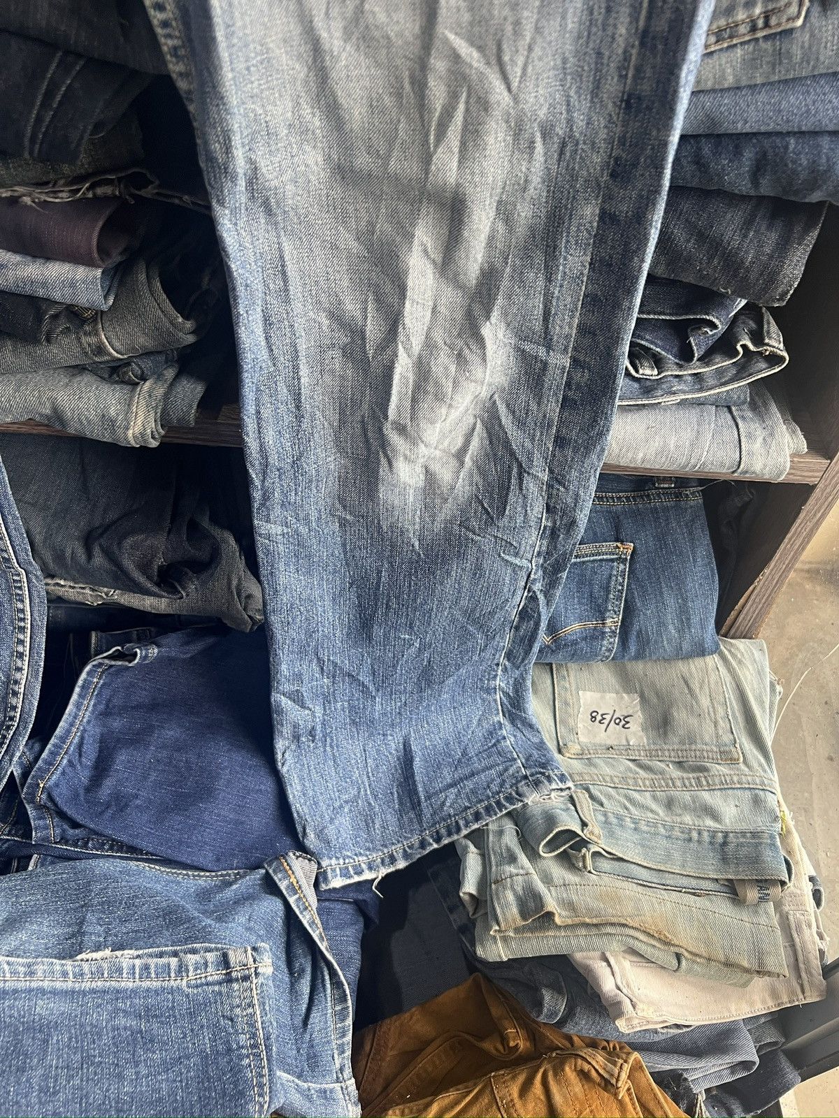 Takeo Kikuchi 🔥Vintage Takeo Kikuchi Embroidery Koi Fish Distressed Denim Size US 33 - 8 Thumbnail