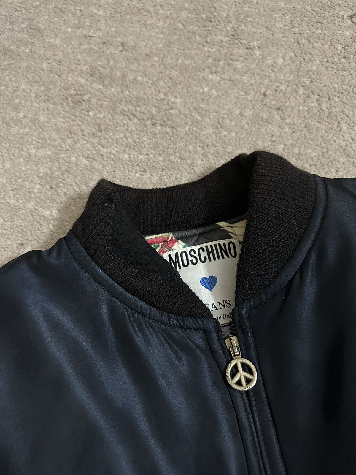 Jeremy Scott 1990s Moschino Leather Jacket Size US M / EU 48-50 / 2 - 12 Thumbnail
