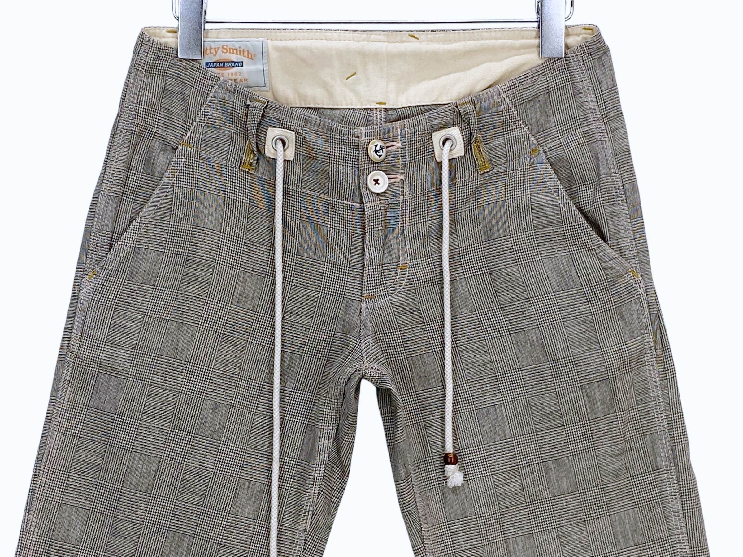 Japanese Brand Betty Smith Check Pants Buckle Back Pants Size 27" / US 4 / IT 40 - 3 Thumbnail
