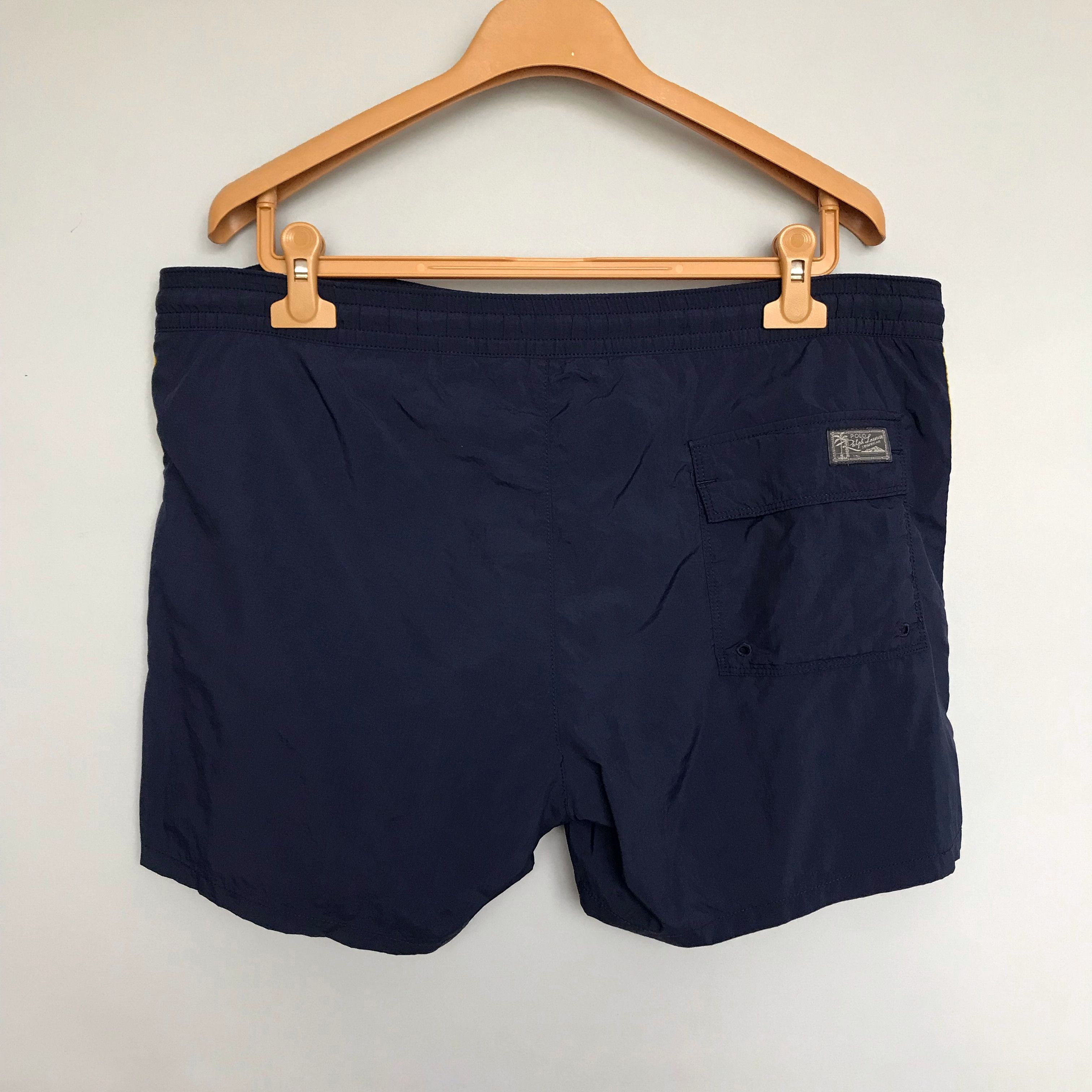 Polo Ralph Lauren VINTAGE Y2K POLO RALPH LAUREN SWIM TRUNK SHORTS Size US 34 / EU 50 - 2 Thumbnail