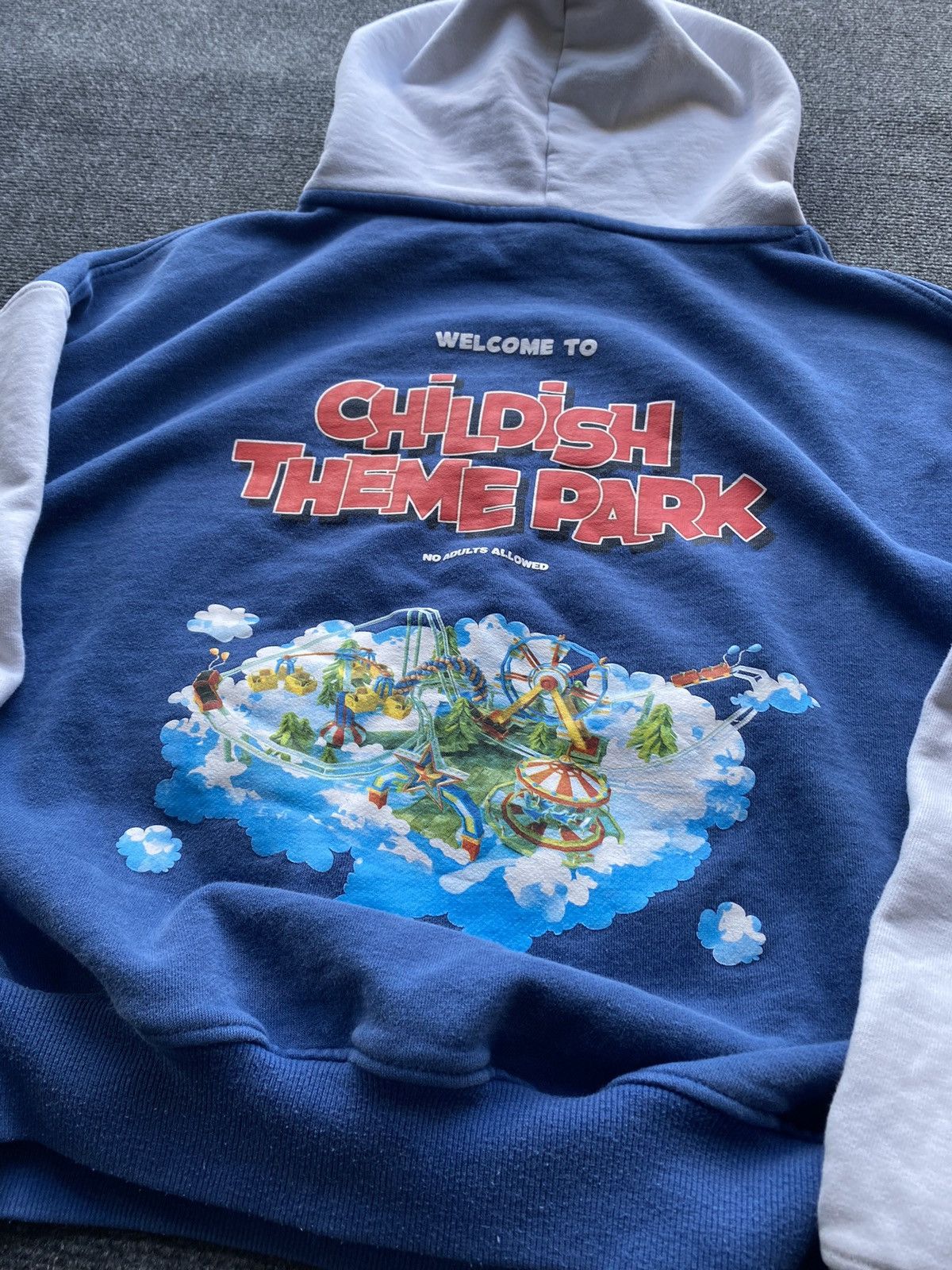 Other 🔥Childish Theme Park blue hoodie xs oversized rare Size US XS / EU 42 / 0 - 12 Thumbnail