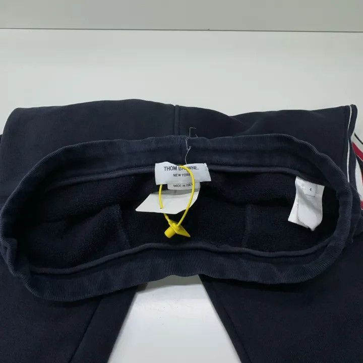 Thom Browne Thom Browne Blue Striped Sweatpants for Men -2507 Size US 30 / EU 46 - 1 Thumbnail