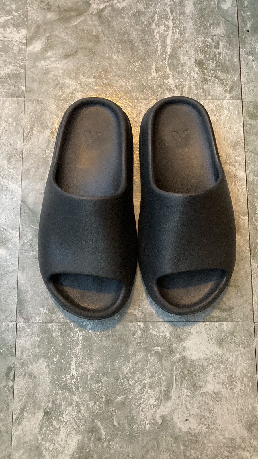 Adidas Adidas Yeezy slide Onyx | Grailed