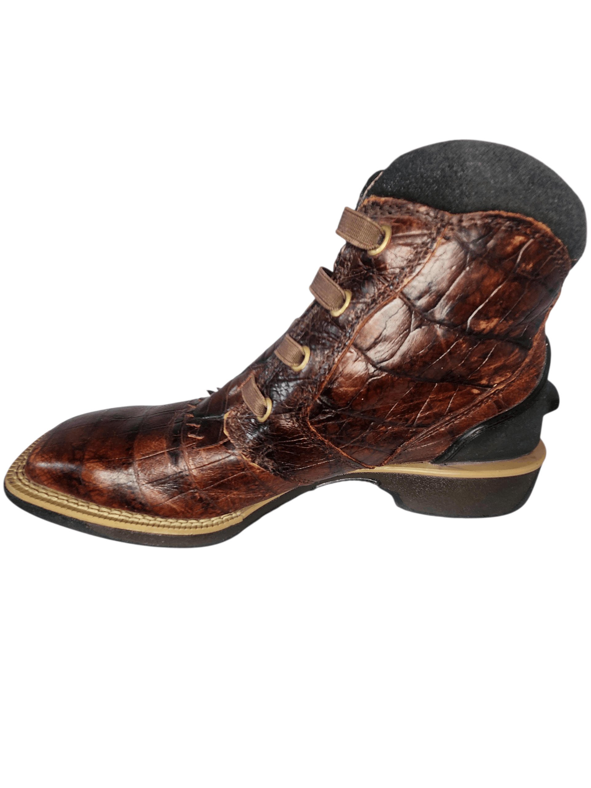 CINCH WRK CROCODILE PRINT BURGUNDY Size US 8 / IT 38 - 1 Thumbnail