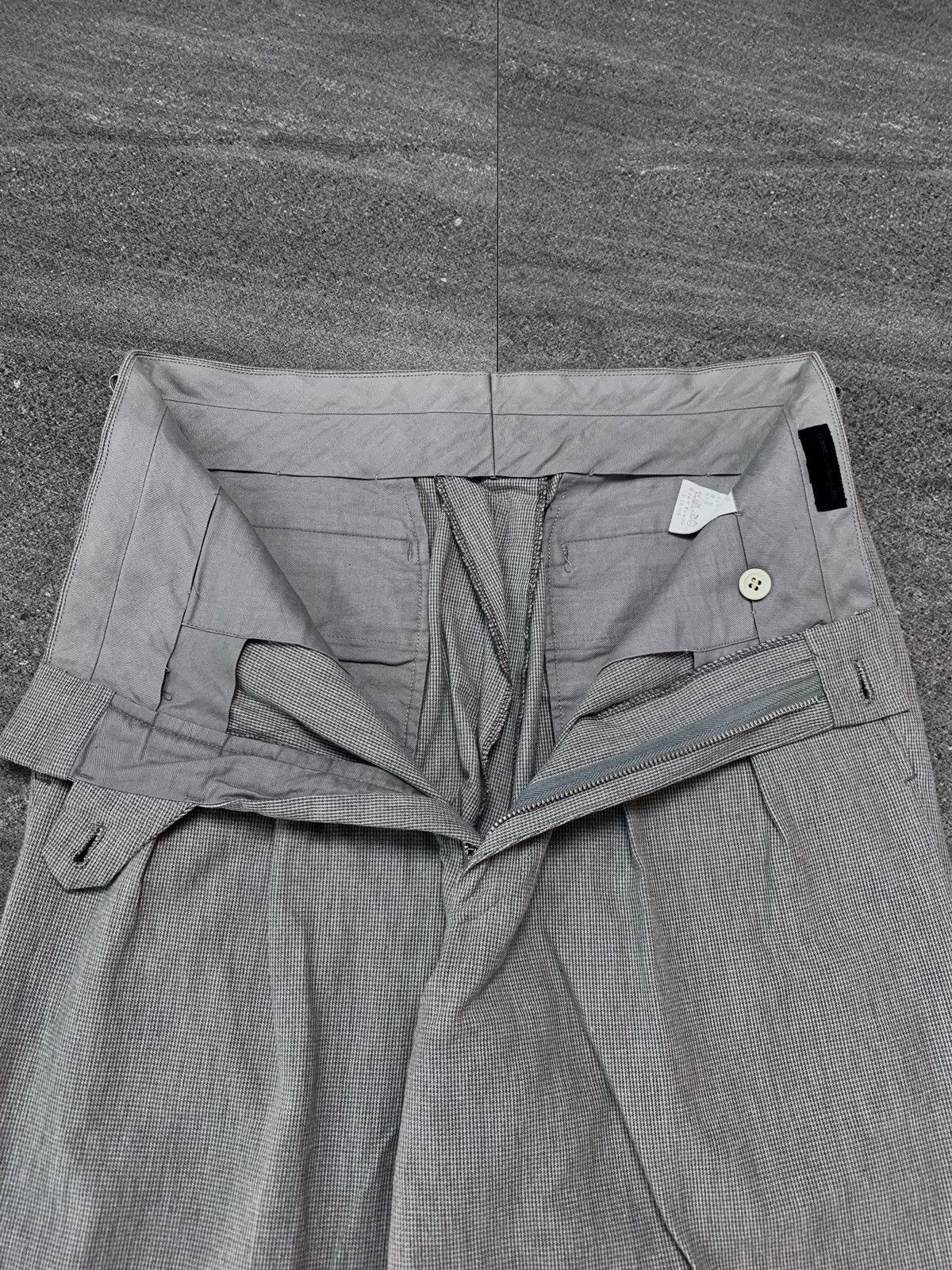 Comme des Garcons Textured Wideleg Trousers/Pants Size US 29 - 4 Thumbnail