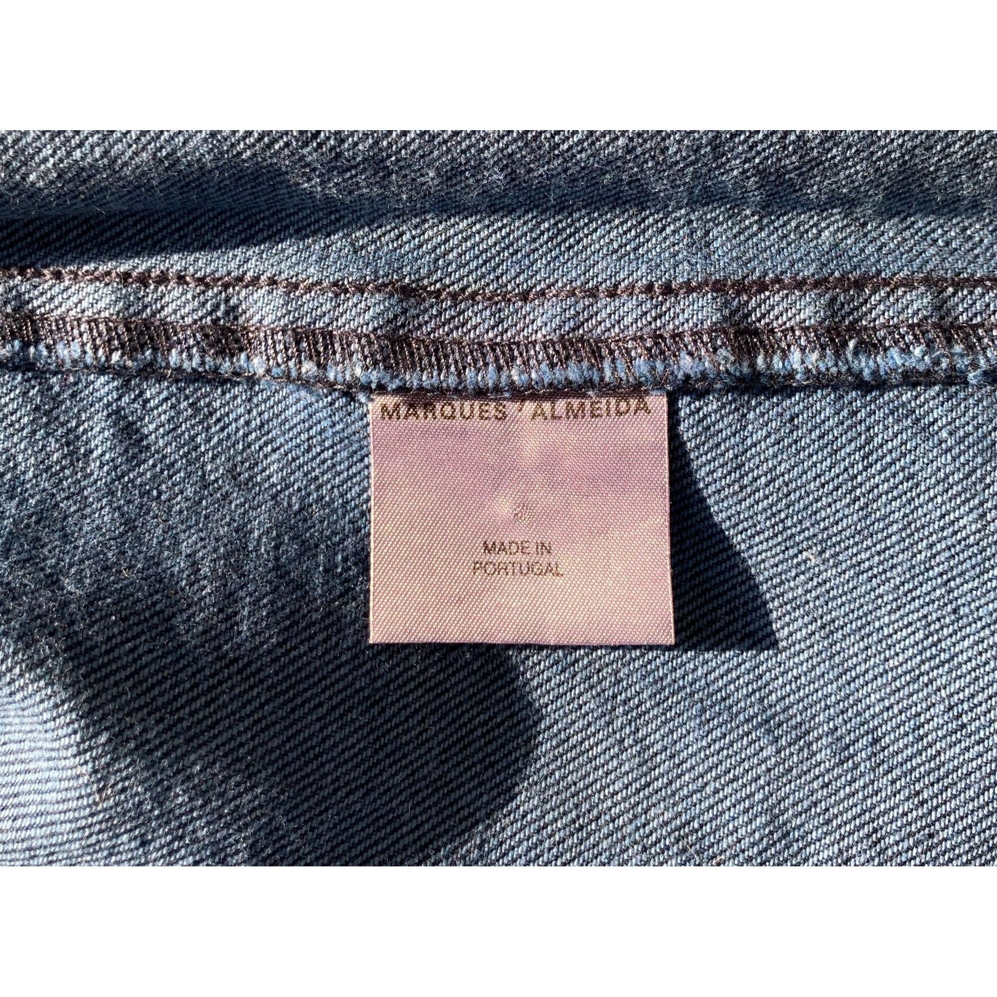 Marques'Almeida Marques Almeida Frayed Denim Shirt, Size XS Size XS / US 0-2 / IT 36-38 - 6 Thumbnail