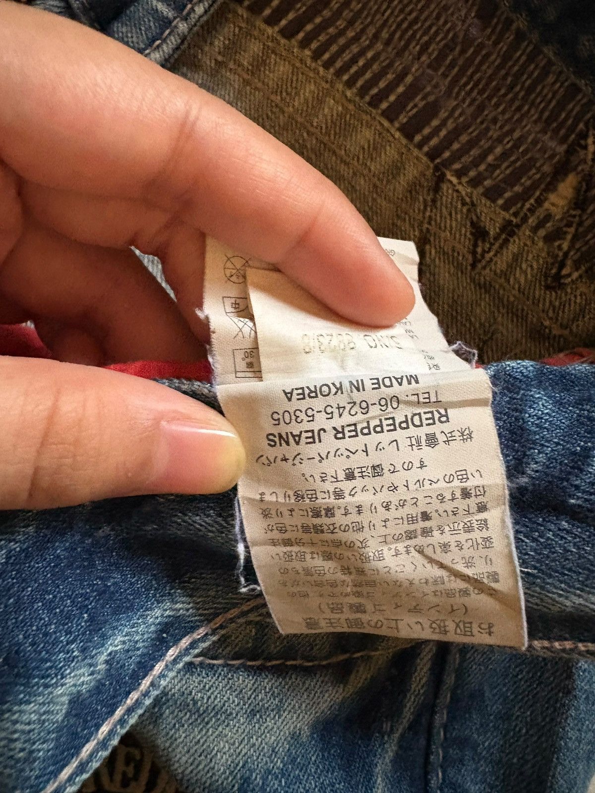 Japanese Brand Vintage Japanese Brand Mud Wash Patch Distressed Baggy Jeans Size US 34 / EU 50 - 11 Thumbnail