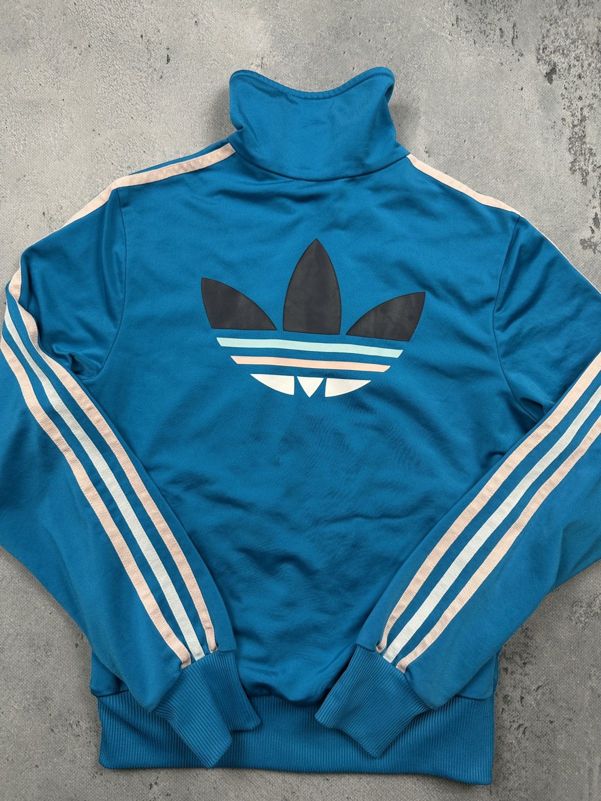Adidas Vintage y2k Adidas Stripes Olympic Track Jacket Hype 90s 00s Size S / US 4 / IT 40 - 10 Thumbnail