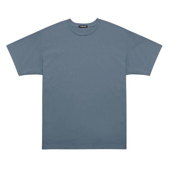 Designer × Talentless NEW TALENTLESS MENS DROP SHOULDER TEE SLATE BLUE SZ 2XL XXL Size US XXL / EU 58 / 5 - 1 Thumbnail