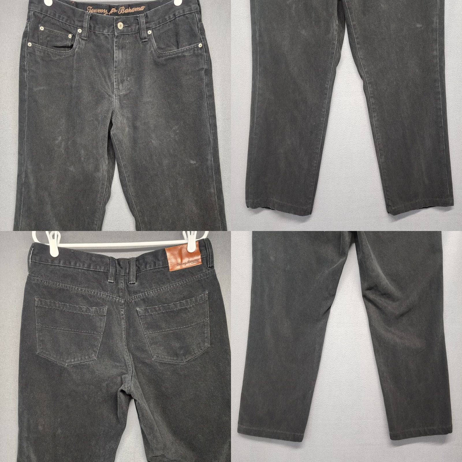 Tommy Bahama Tommy Bahama Jeans Pants Mens 34x29 Black Classic Fit 100% Cotton Tagged 36/34 Mens, Jeans, Black, 34x29, Cotton, Classic Fit Size US 34 / EU 50 - 9 Thumbnail