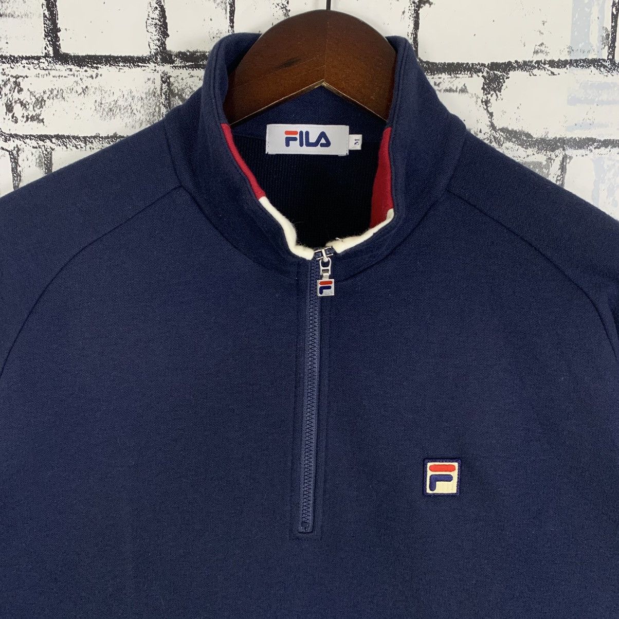 Fila × Logo Athletic Vintage Fila Half Zip Sweatshirt Size US M / EU 48-50 / 2 - 4 Thumbnail