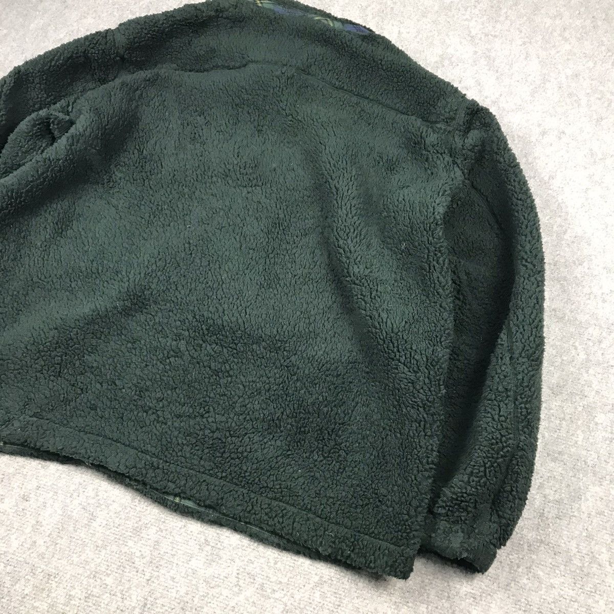 J.W ANDERSON SHERPA FLEECE ZIPPIER JACKET
