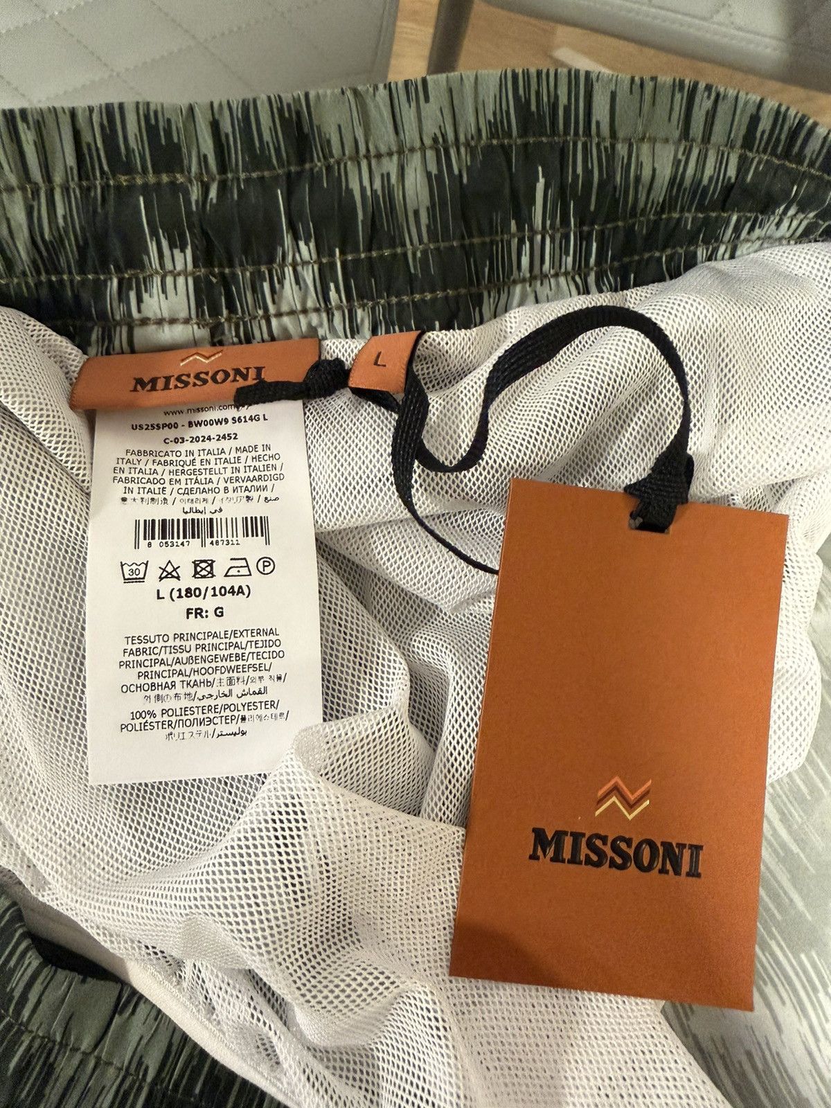 Missoni Missoni Medium Length Swim Shorts Size US 34 / EU 50 - 4 Thumbnail