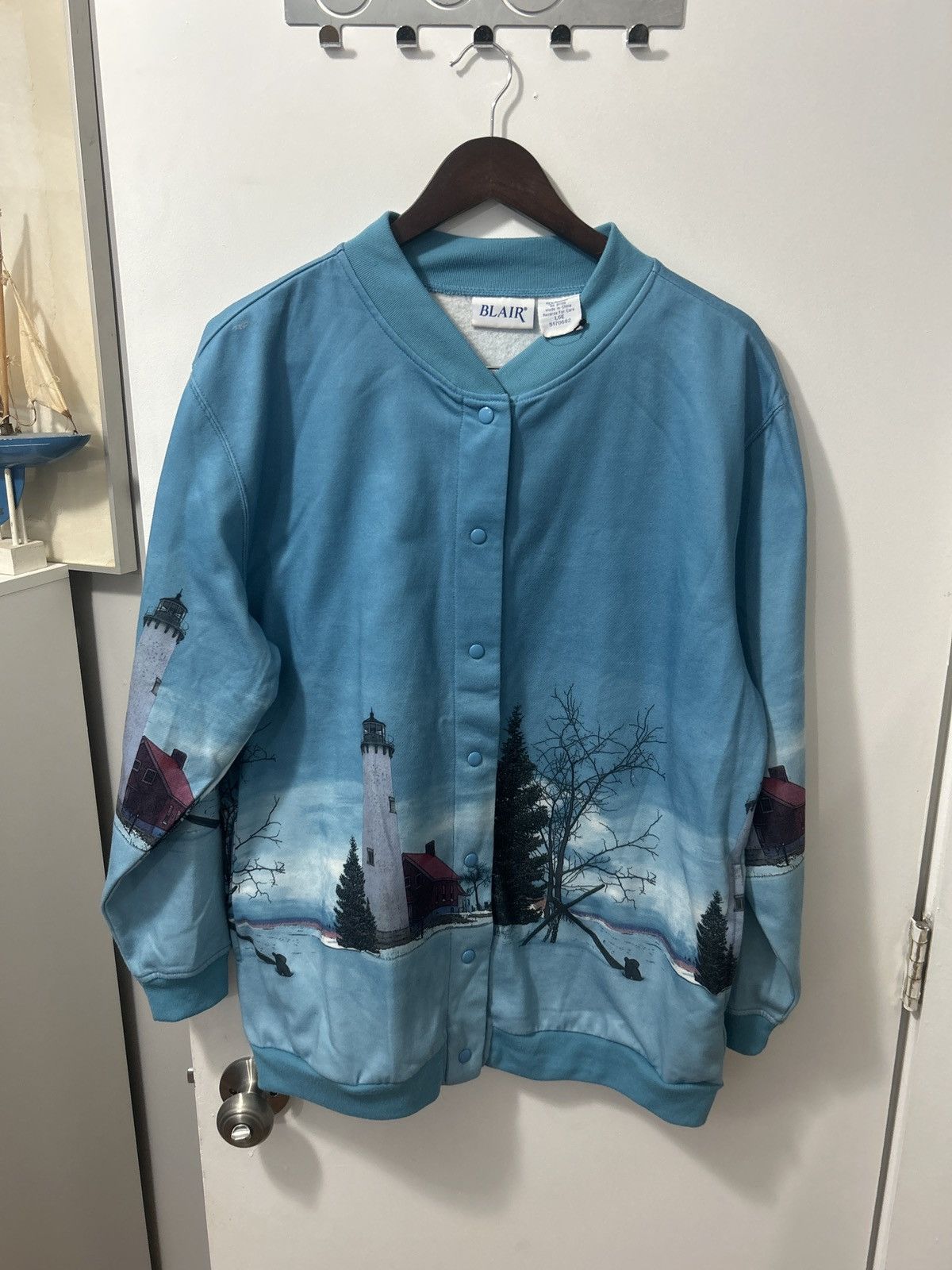 Blair Vintage Blair Lighthouse Sweater Size US L / EU 52-54 / 3 - 1 Thumbnail