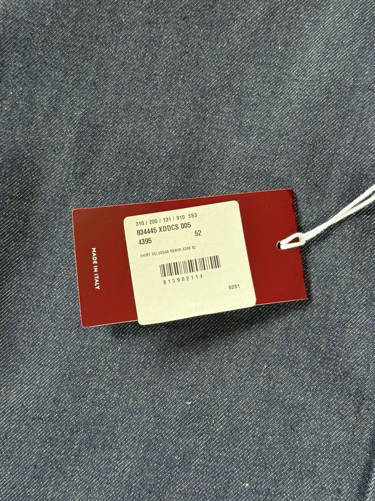 Gucci Gucci Cotton Selvedge Denim Shirt Size US L / EU 52-54 / 3 - 4 Thumbnail