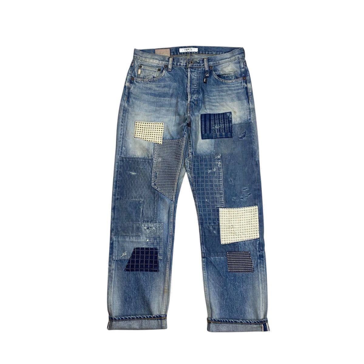 FDMTL FDMTL Patchwork Denim Selvedge Pants Size US 32 / EU 48 - 7 Thumbnail