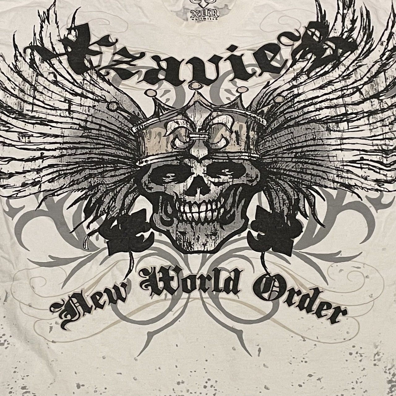 Affliction × Ed Hardy × Tapout Rare Wings Cross Tee Y2K Affliction Style Size US XXL / EU 58 / 5 - 2 Thumbnail