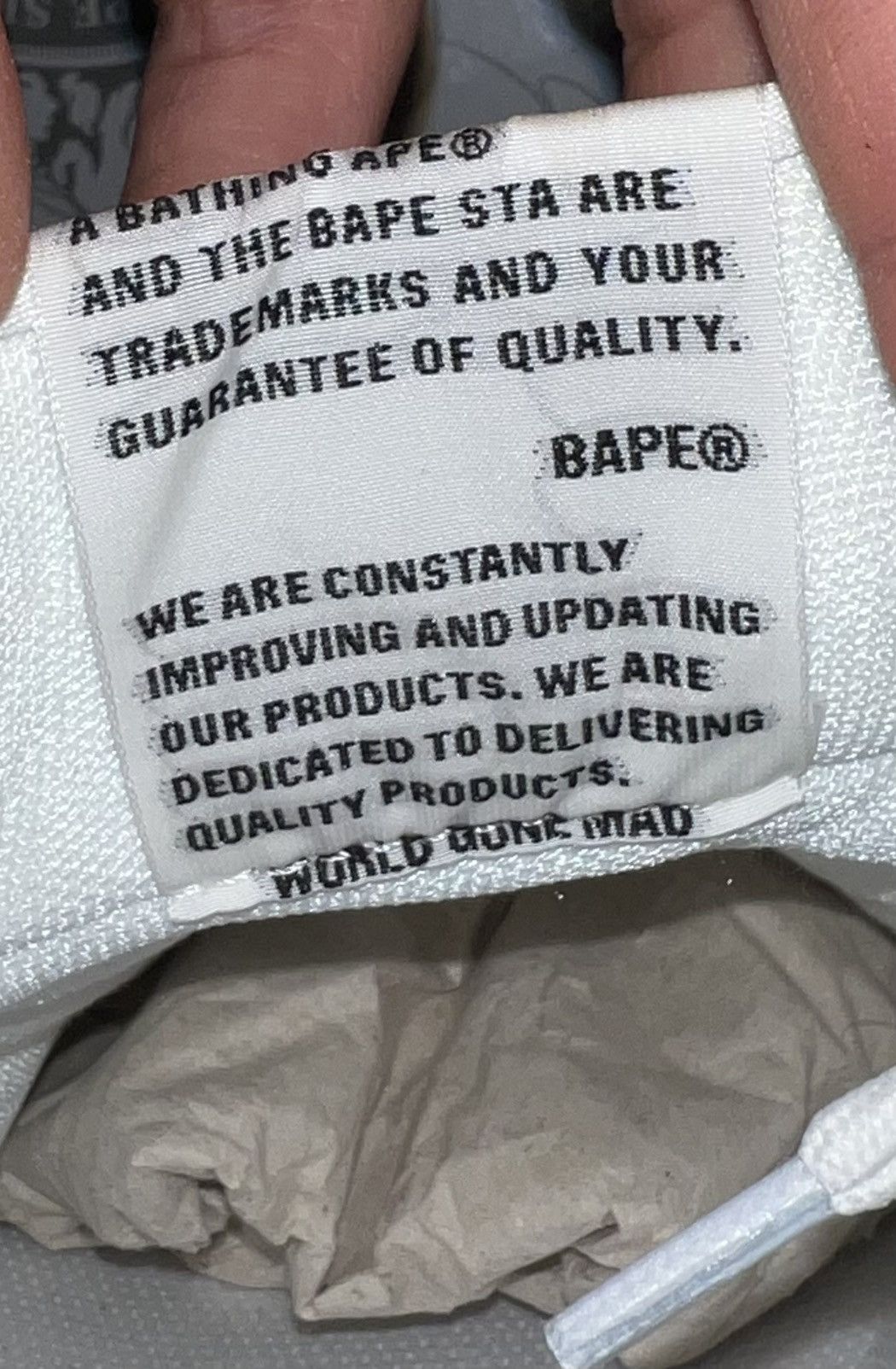 Bape SHARK BAPESTA LOW M2 Size US 9 / EU 42 - 9 Thumbnail