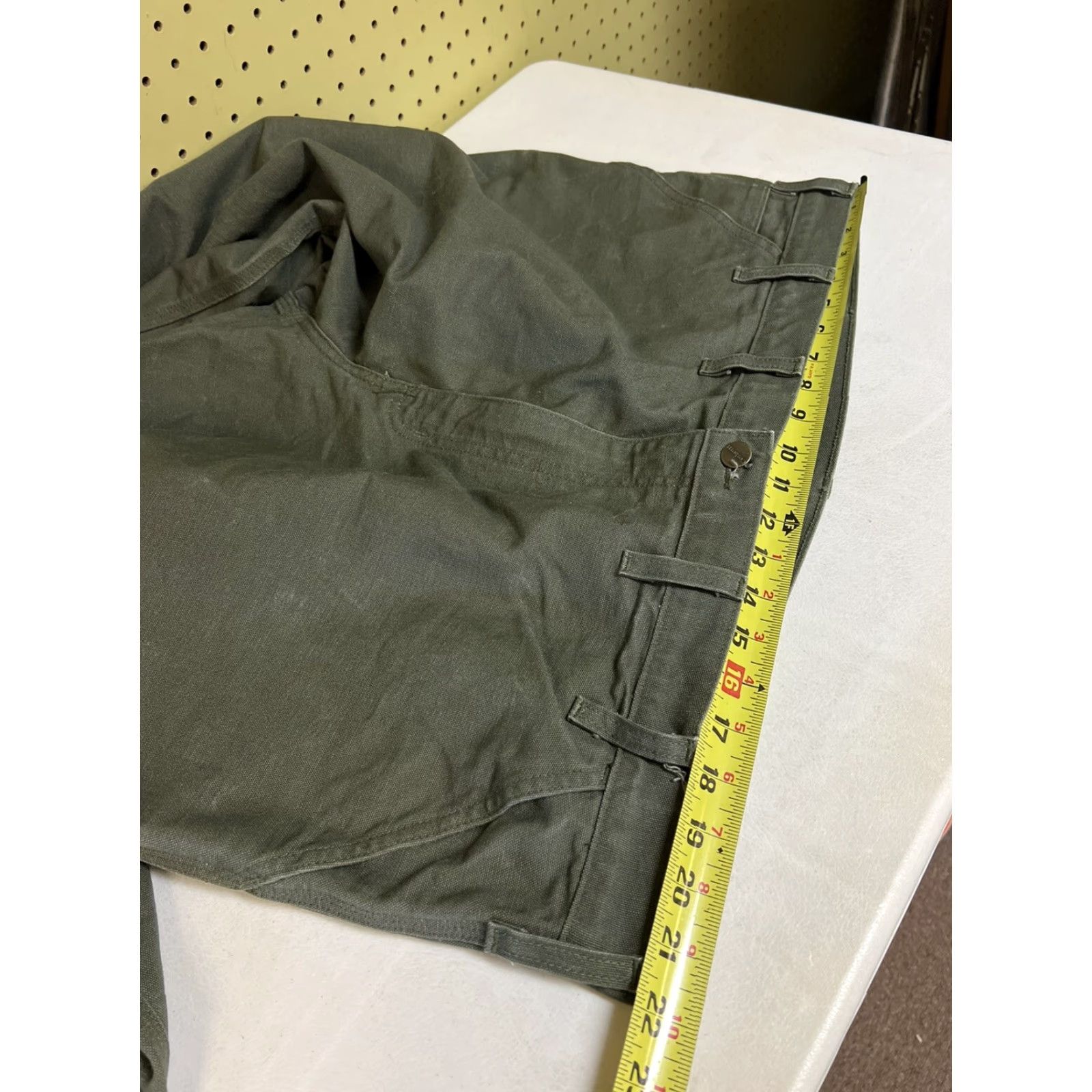 Carhartt Carhartt Jeans Men 44x30 B11 MOS Moss Green Canvas Dungaree Carpenter Utility Pants Mens Clothing休 Size US 44 / EU 60 - 5 Thumbnail