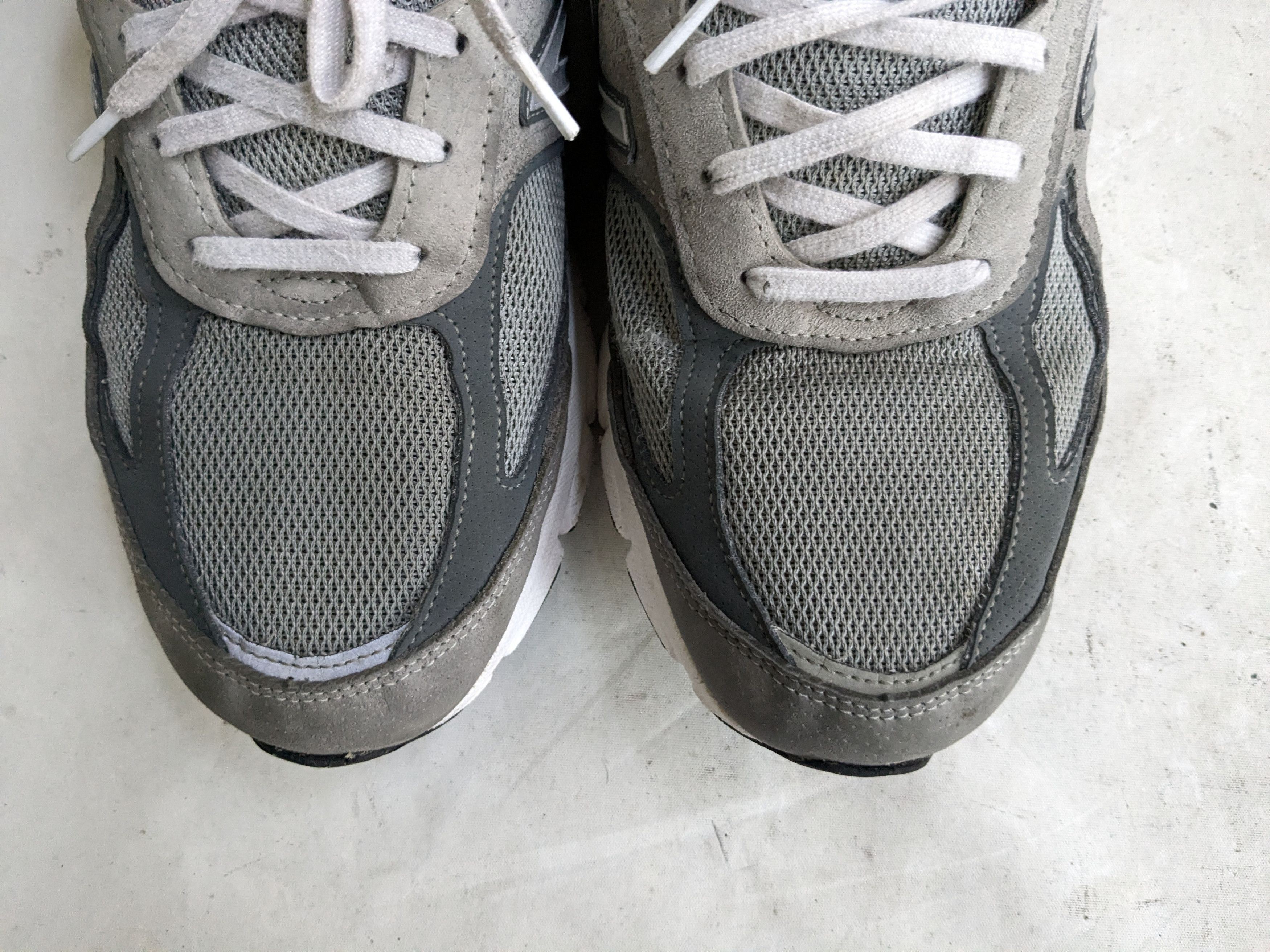 New Balance New Balance 990V4 12 D Gray Suede Castlerock M990GL4 Size US 12 / EU 45 - 7 Thumbnail