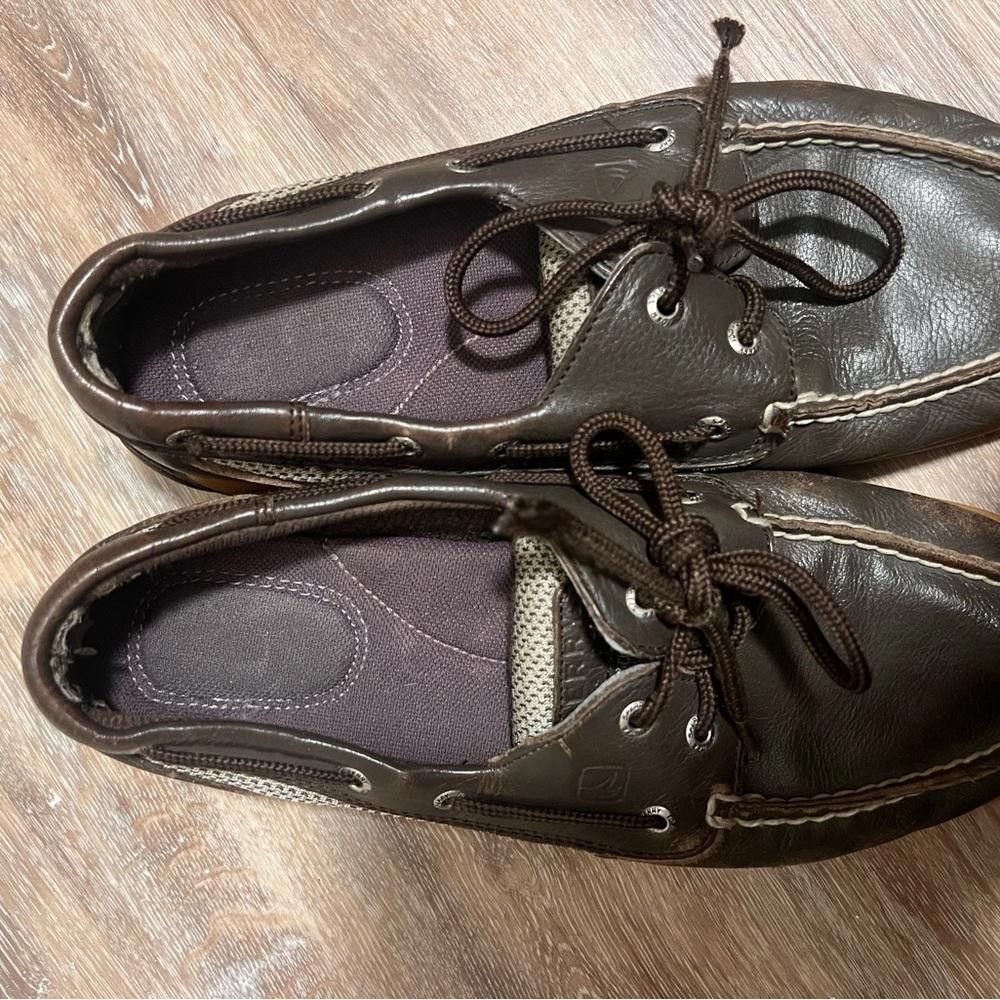 Sperry Sperry Men's Brown and Black Boat Shoes Loafers Size US 8 / EU 41 - 6 Thumbnail