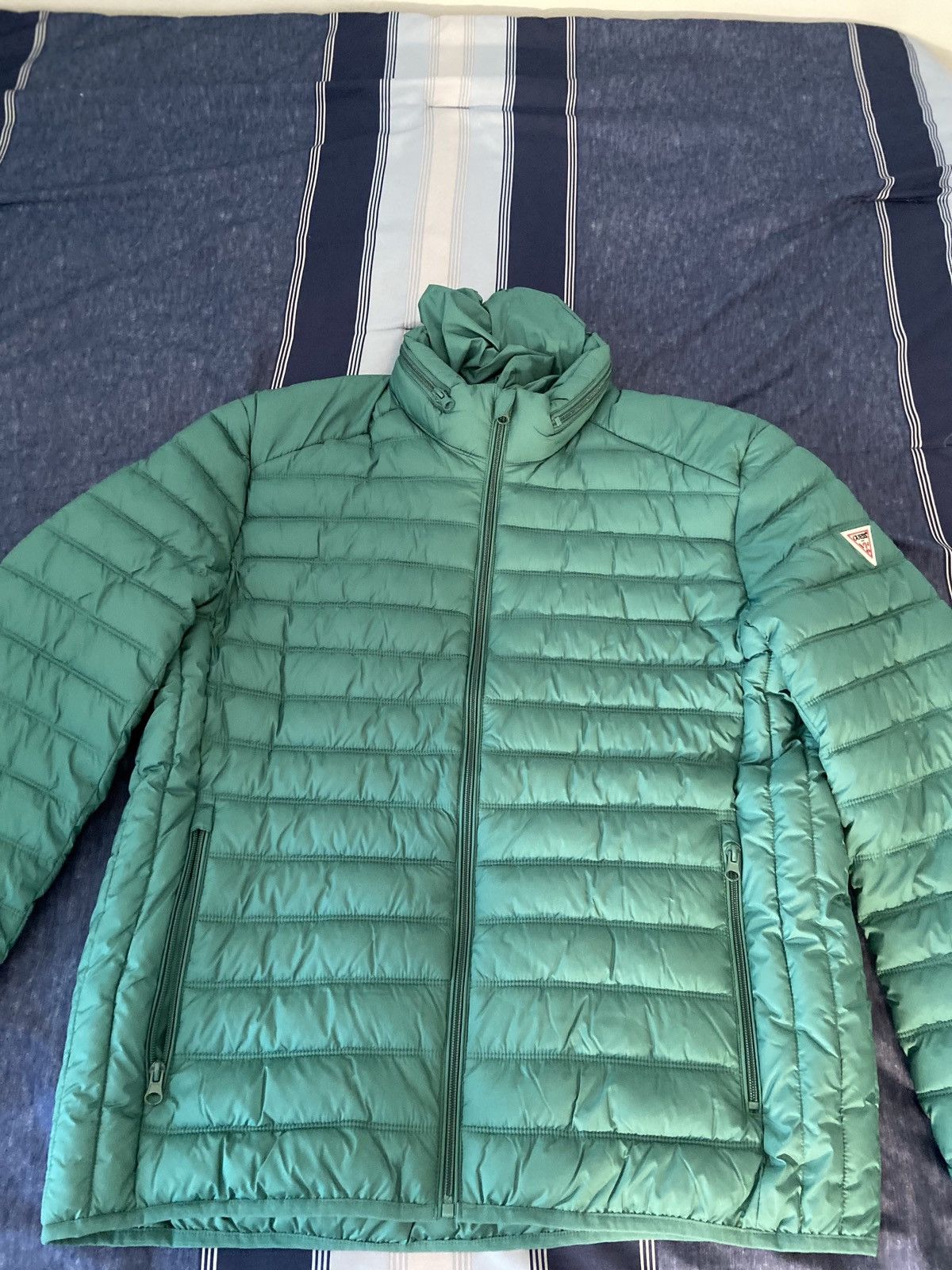 Guess GUESS Green Puffer Jacket (Men’s XL) NWT Streetwear Fit Size US XL / EU 56 / 4 - 1 Thumbnail