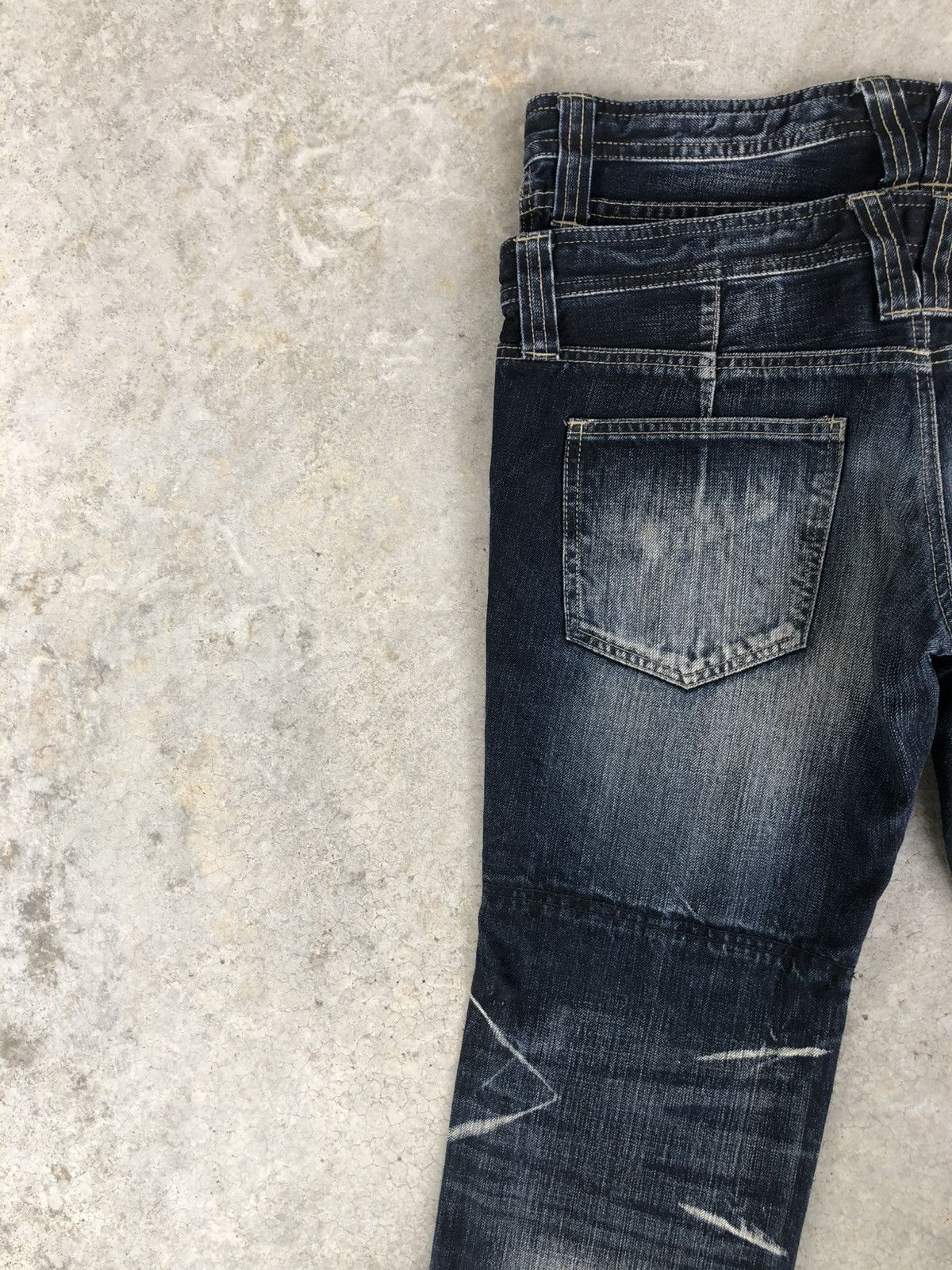 PPFM Japanese PPFM Double Waist Distressed Denim Size US 34 / EU 50 - 9 Thumbnail