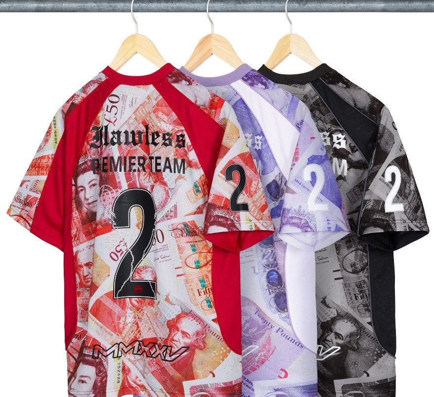 トップス Supreme Pounds Soccer Jersey Supreme Pounds Soccer Jersey White Men's - FW25 - US