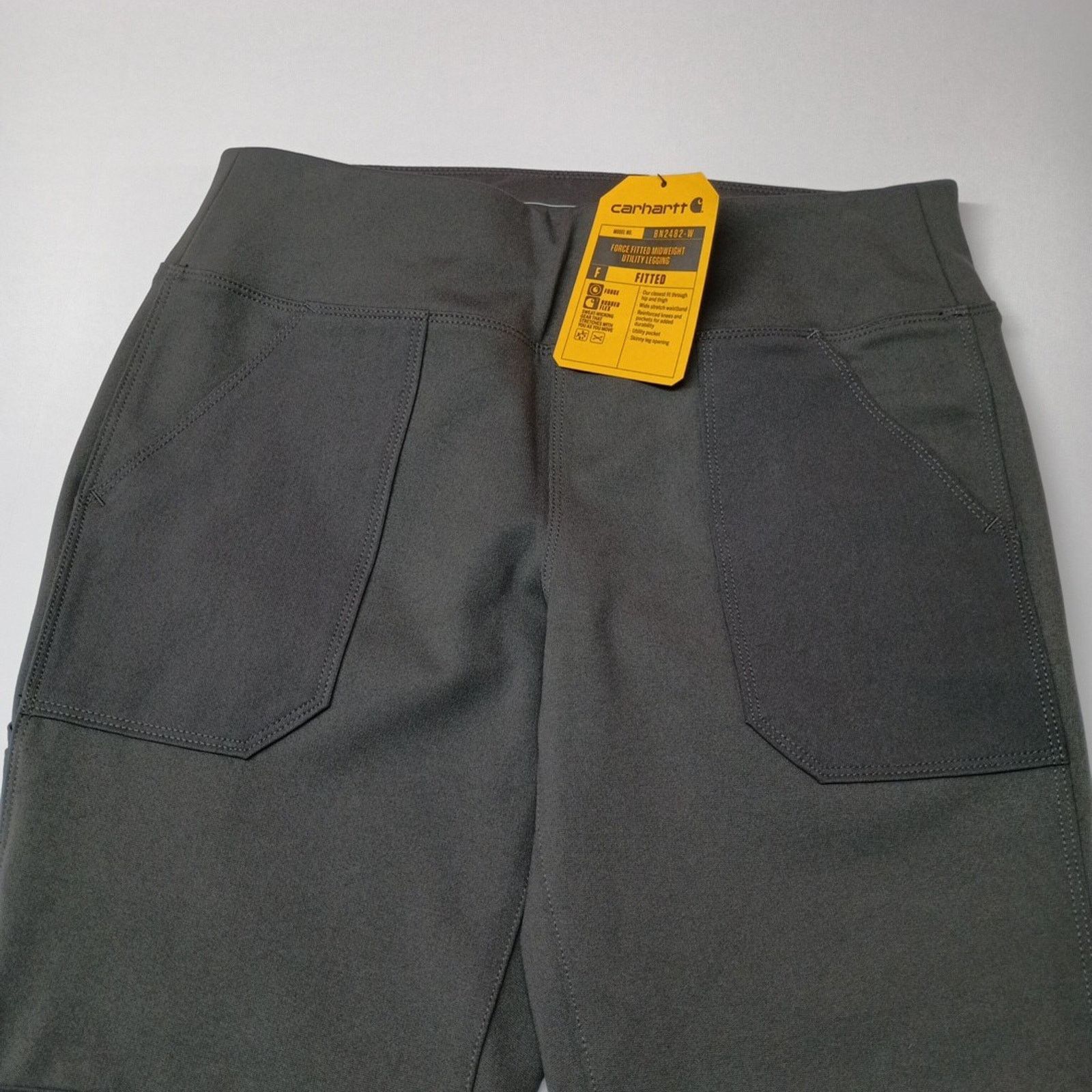 Carhartt Carhartt Leggings Women's Size MT Midweight Utility Gray Size 31" - 4 Thumbnail
