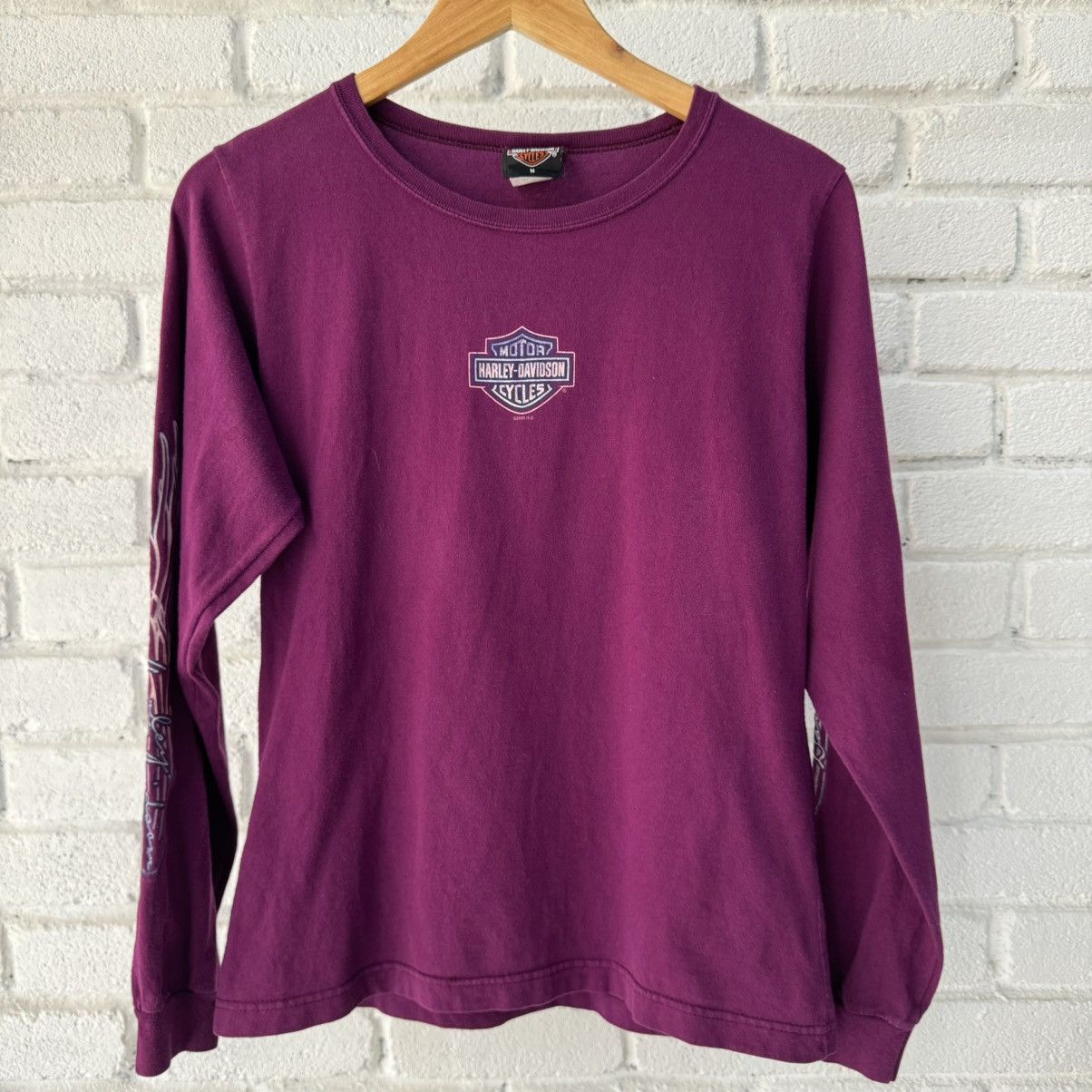 Harley Davidson Harley Davidson LS Glitter Tee Size M / US 6-8 / IT 42-44 - 1 Thumbnail