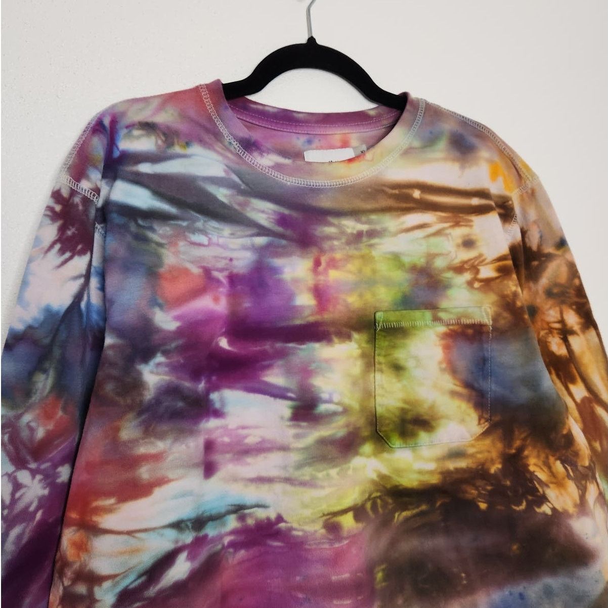 Vintage Custom SNOW Tie Dye Long Sleeve Cobain Grunge 90s Vintage Size US XL / EU 56 / 4 - 3 Thumbnail