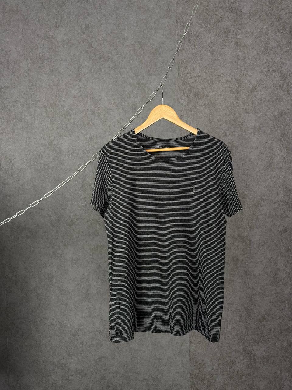 Allsaints Allsaints designer logo striped tee Size US M / EU 48-50 / 2 - 1 Thumbnail