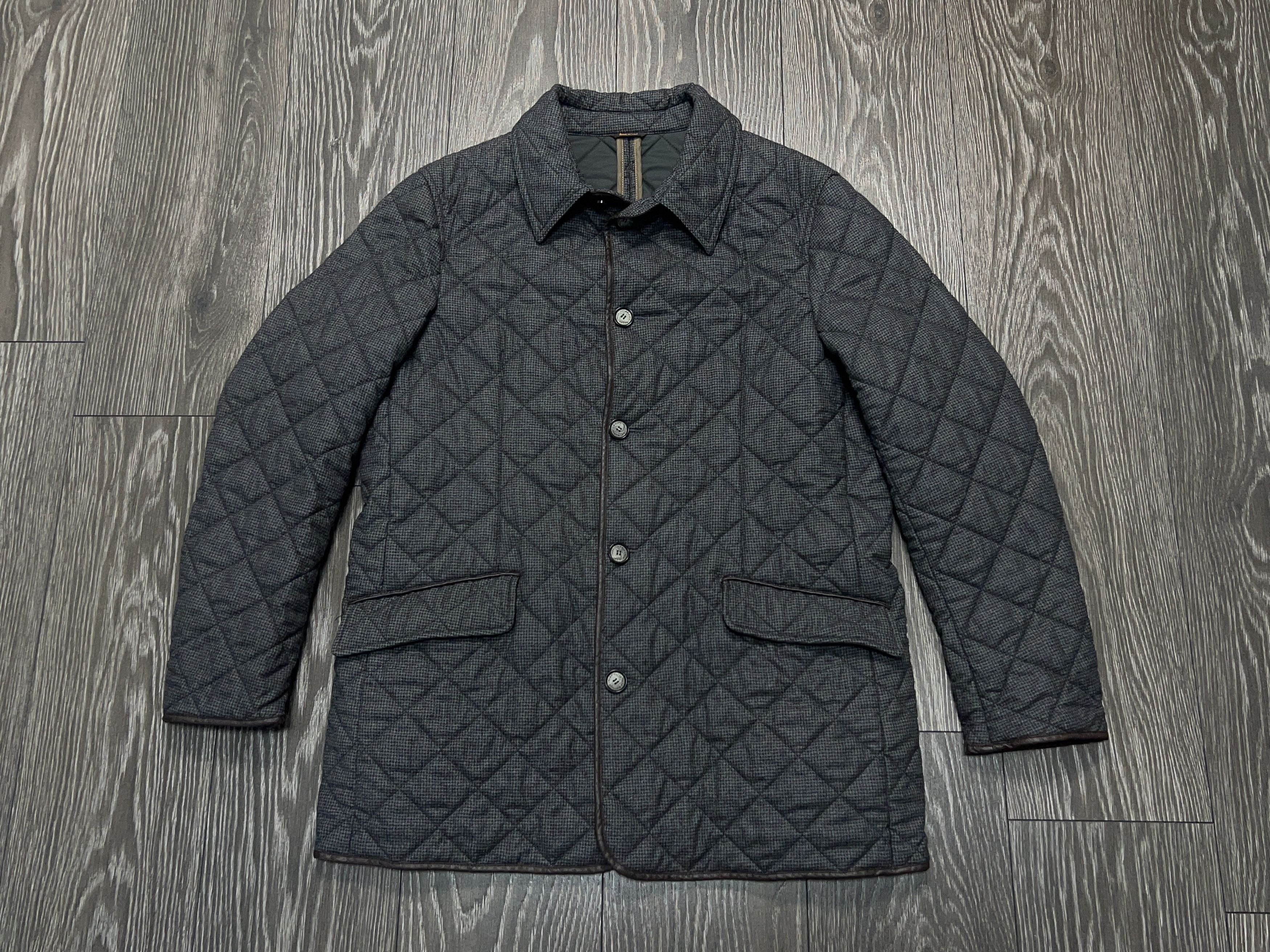 Other RIK Made in Italy Wool Quilted Jacket Classic Size 42 / 52 Size US L / EU 52-54 / 3 - 1 Thumbnail