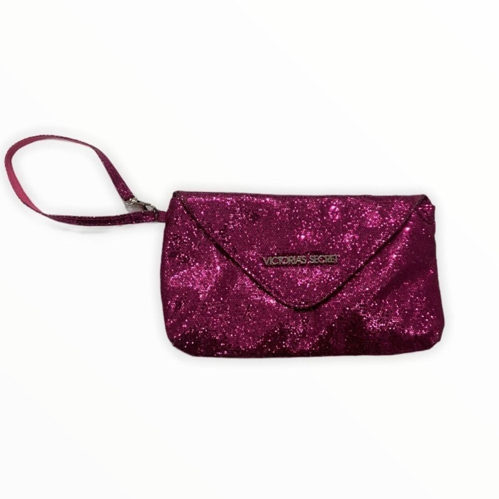 Victoria's Secret VICTORIA’S SECRET Pink Sequined Wristlet Purse Size ONE SIZE - 1 Thumbnail