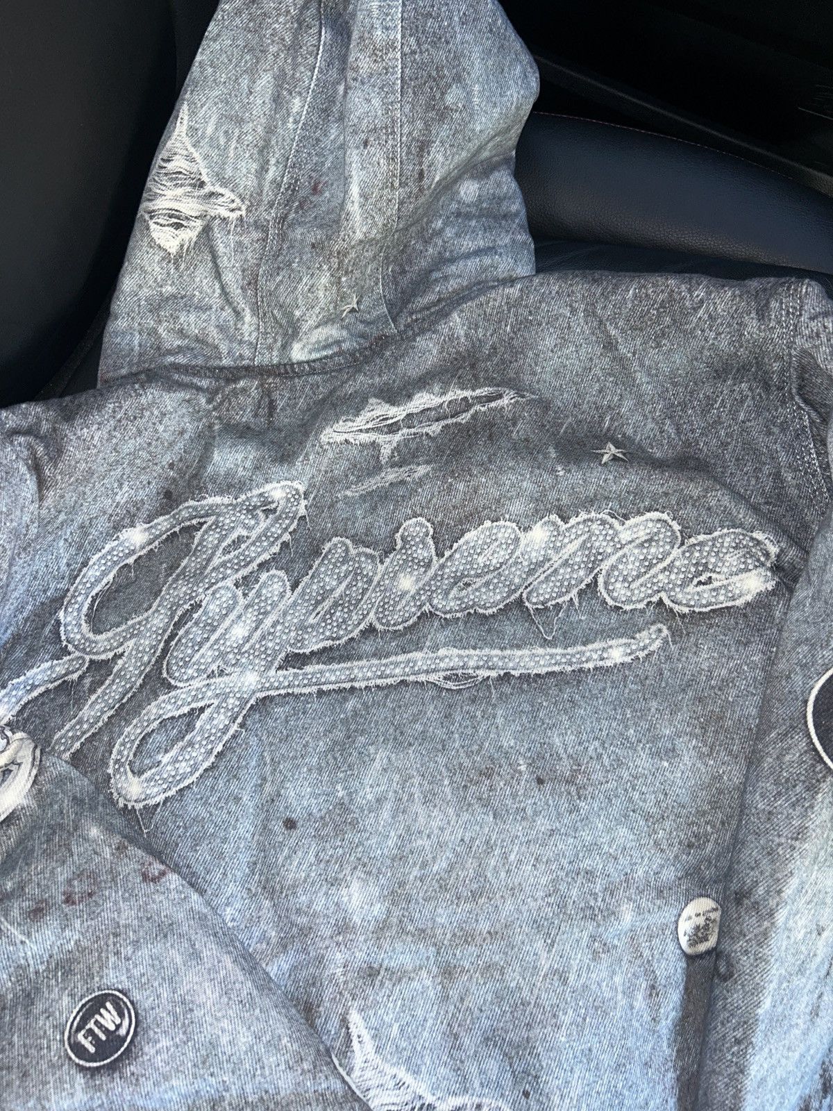 Supreme HJR Trompe L'oeil Loose hooded work jacket supreme