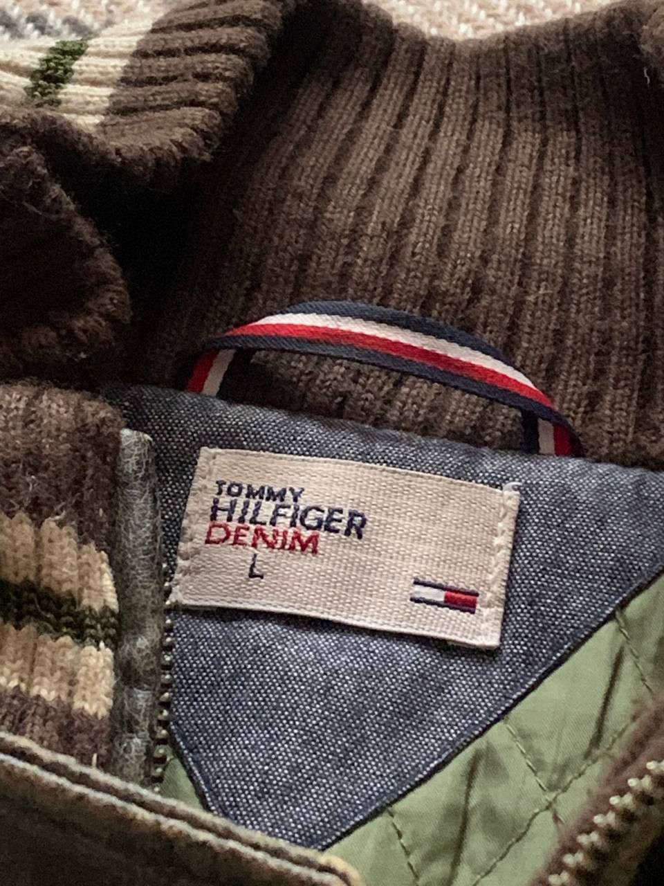 Tommy Hilfiger Tommy Hilfiger Denim Wool Plaid Bomber Jacket L Size US L / EU 52-54 / 3 - 6 Thumbnail
