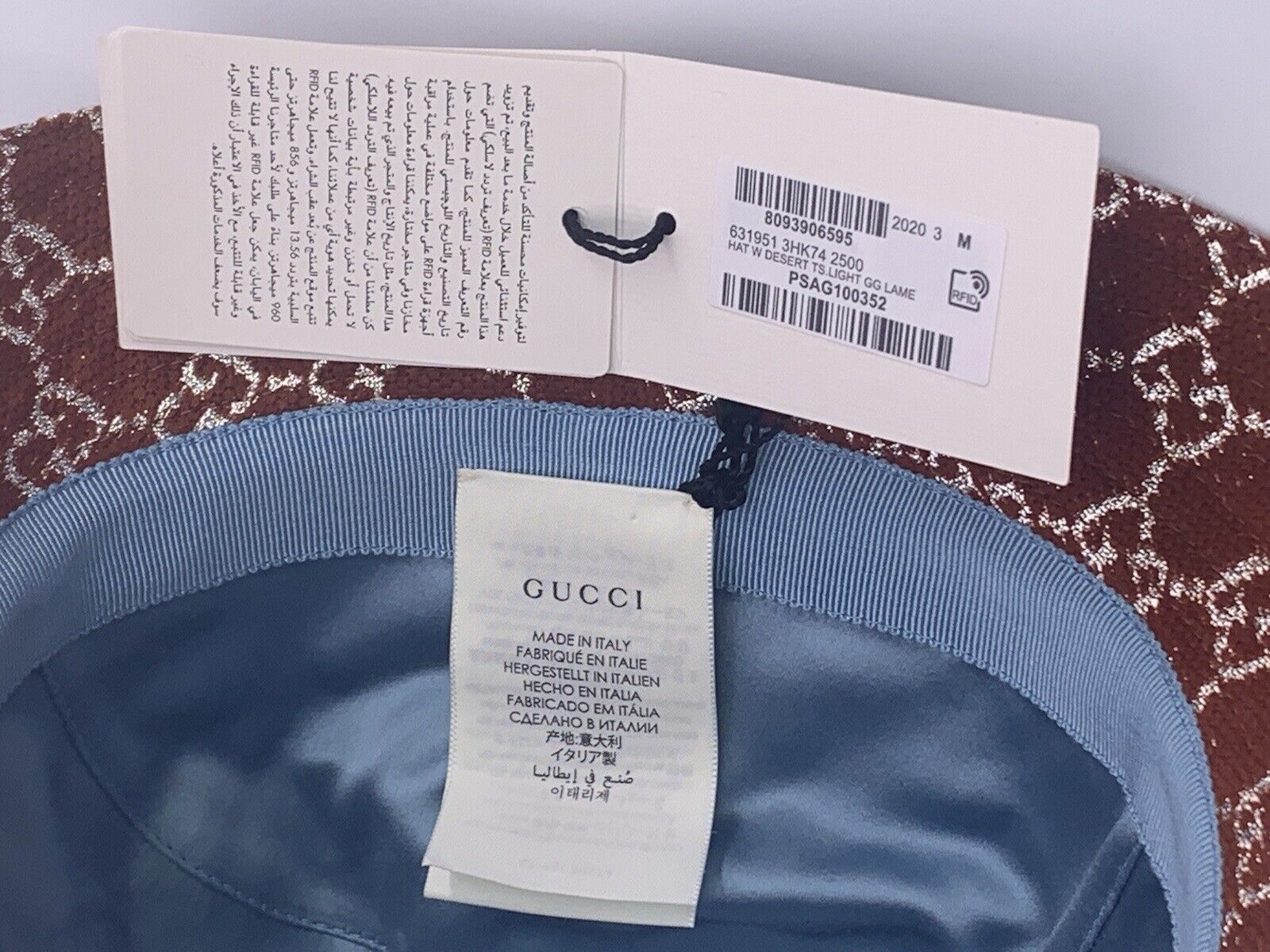Gucci New Gucci Hat Size-M-57cm Size ONE SIZE - 6 Thumbnail