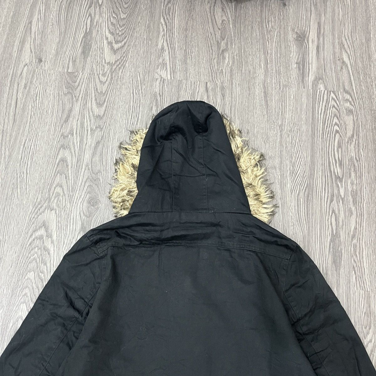 14th Addiction Logue - Faux Fur Hooded Parka Pile Lined Size US L / EU 52-54 / 3 - 9 Thumbnail