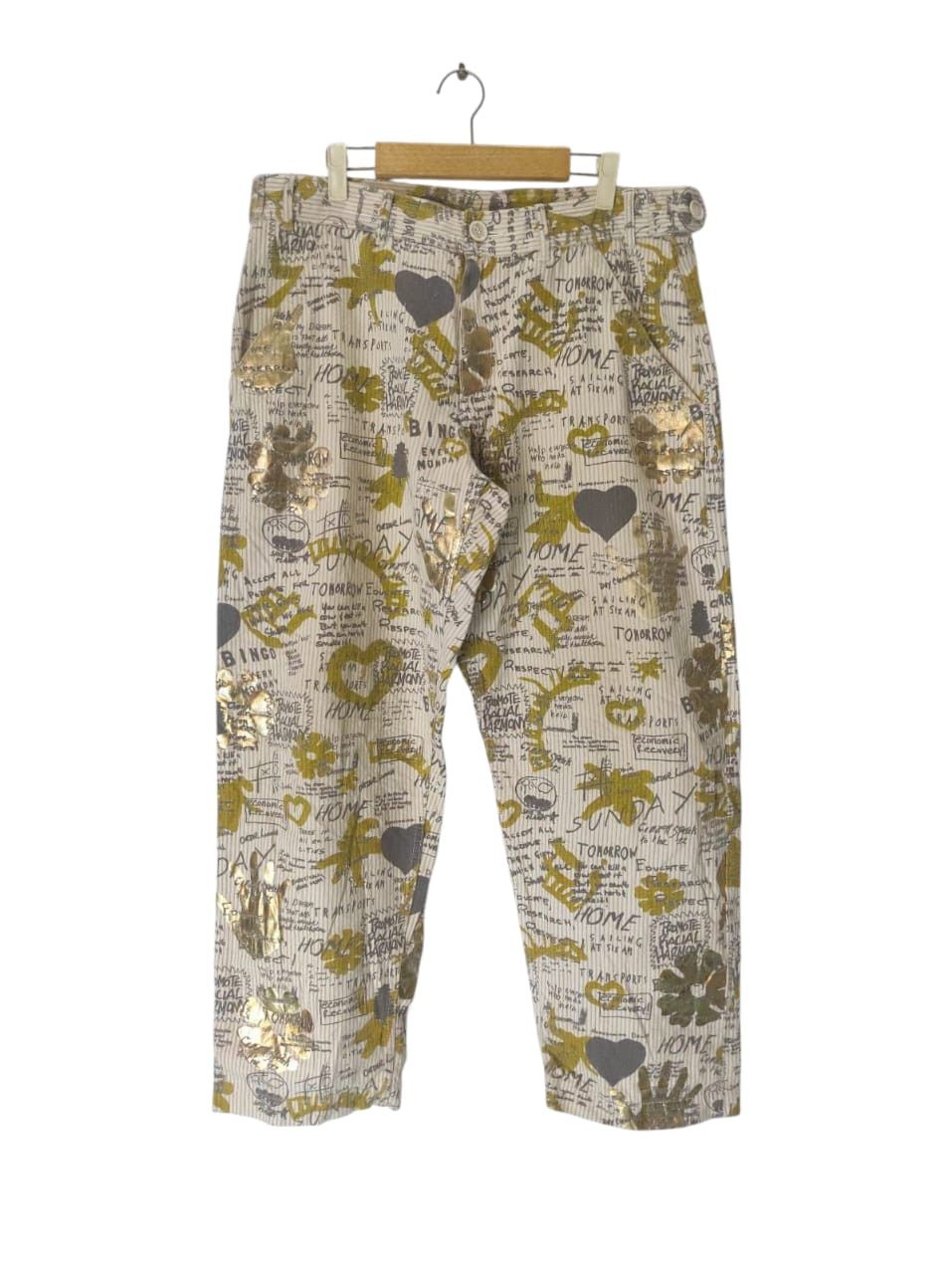 Comme des Garcons Comme Des Garcons Homme Plus AD2006 Printed Pant Size US 32 / EU 48 - 1 Thumbnail