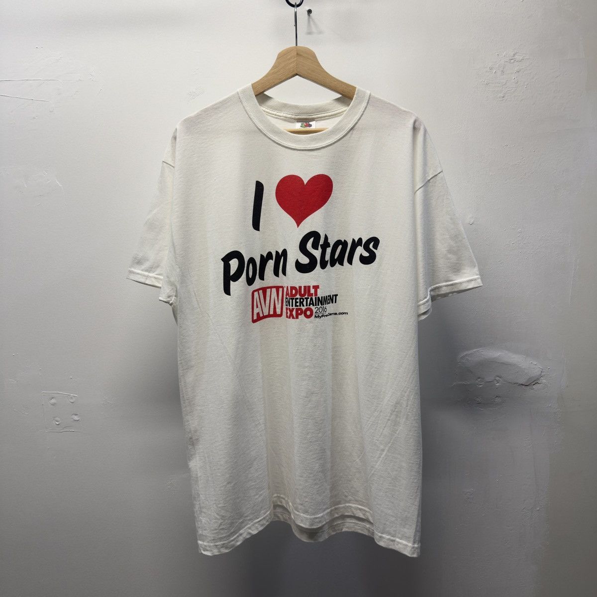 Vintage I Heart Porn Stars Shirt ERD Grunge Chrome Pornstar Supreme Size US XL / EU 56 / 4 - 1 Thumbnail