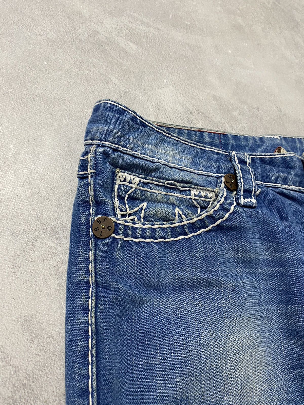 True Religion × Vintage Vintage Jeans Pants True Religion Jhony Super T SLIM-FIT /32 Size US 32 / EU 48 - 4 Thumbnail