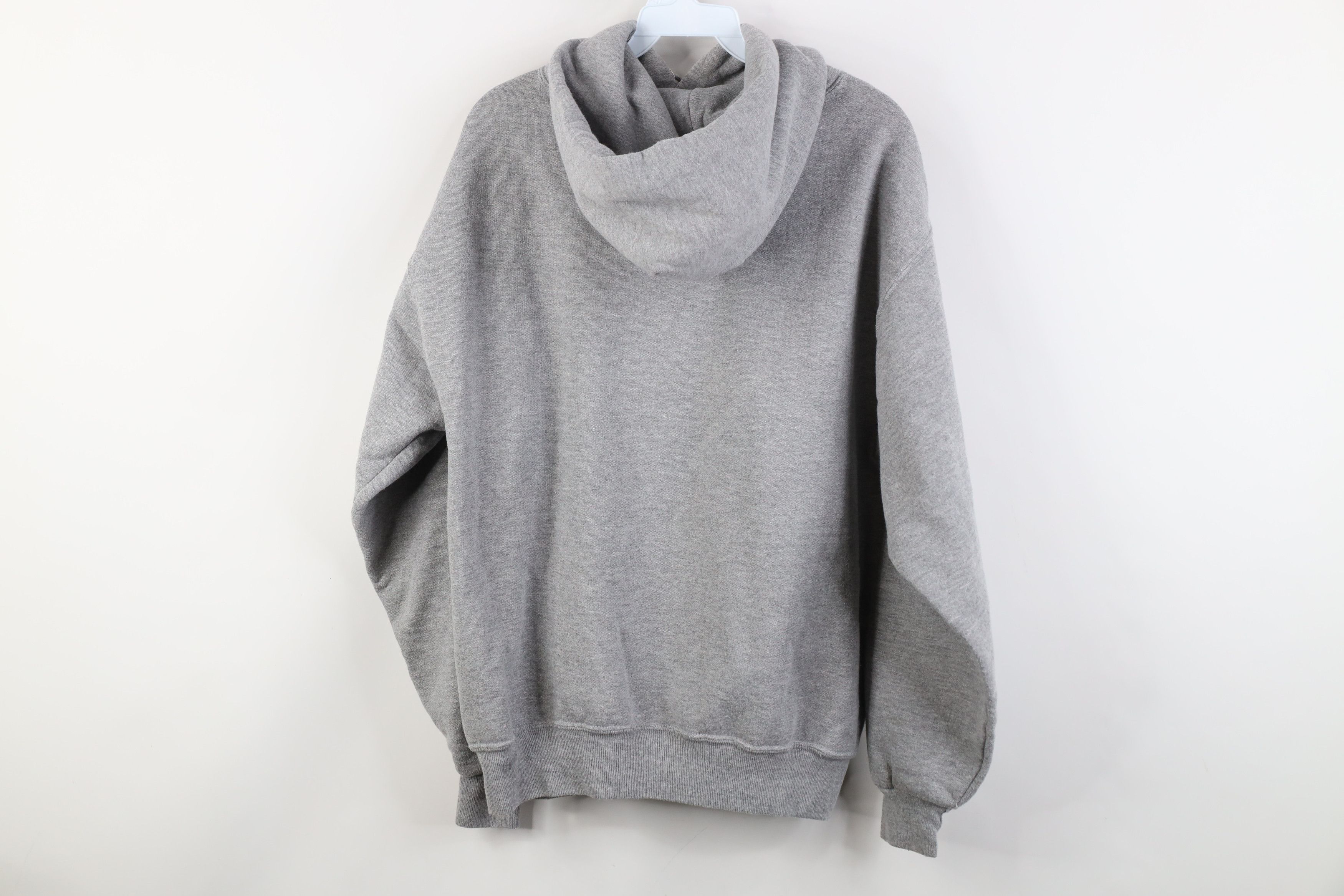 Vintage Vintage 90s Y2K Streetwear Hoodie Sweatshirt Heather Gray Size US M / EU 48-50 / 2 - 9 Thumbnail