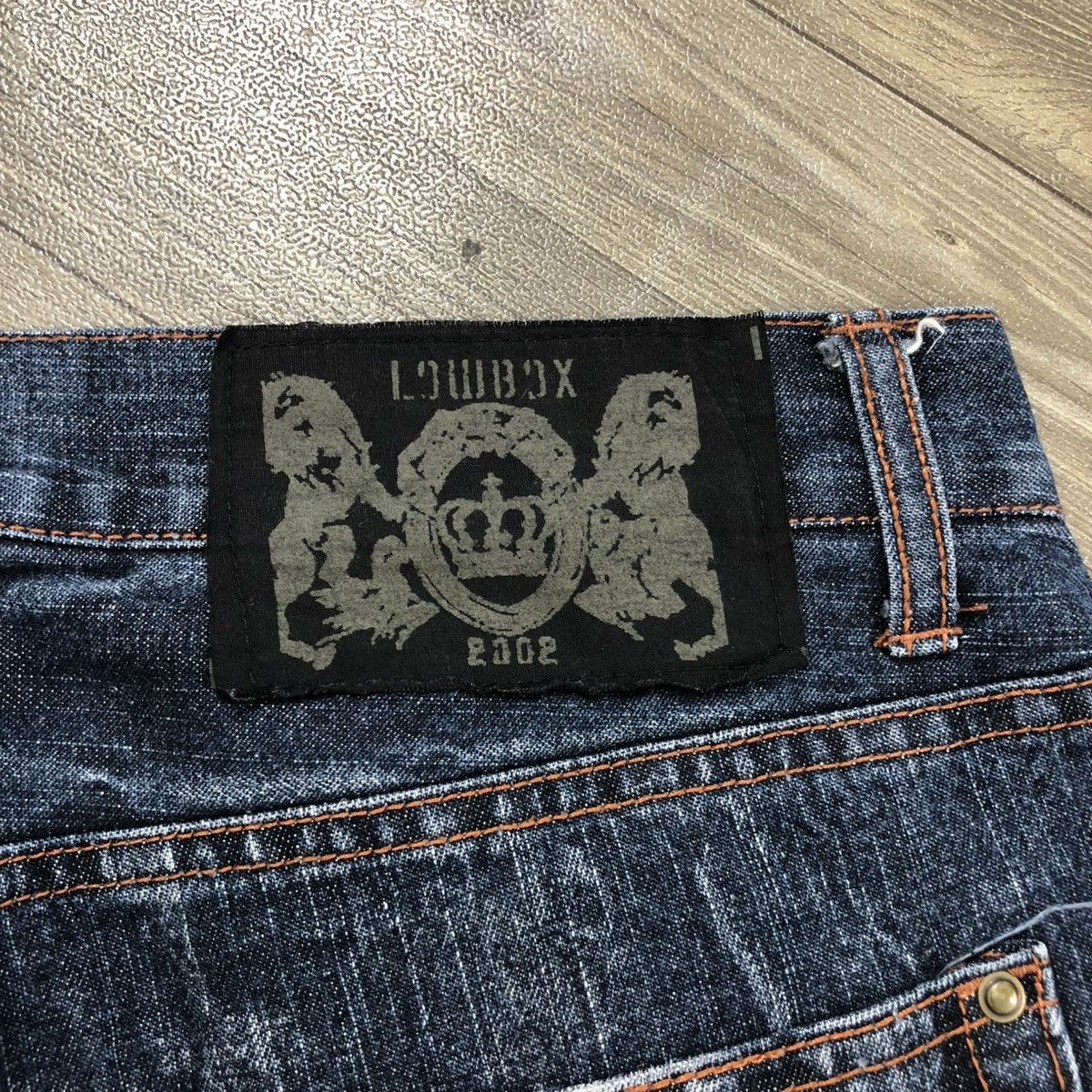 If Six Was Nine × Japanese Brand × Le Grande Bleu (L.G.B.) 2000s Y2K Lowbox Japenese Brand Faded Punk Lgb Style Jeans Size US 30 / EU 46 - 10 Thumbnail