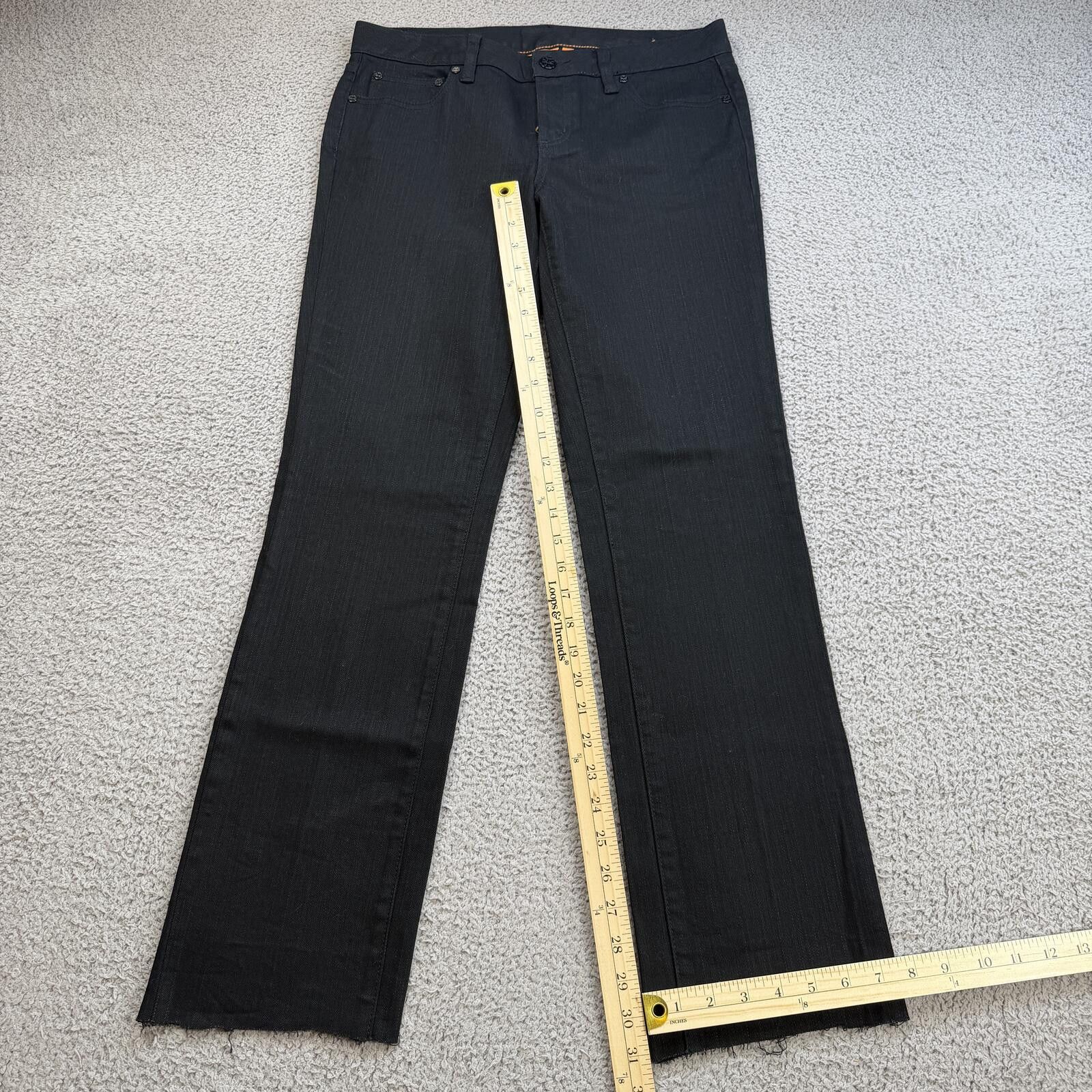 Other Tory Burch Womens Dark Wash Straight Leg Jeans 29 Minimalist Size 29" - 4 Thumbnail