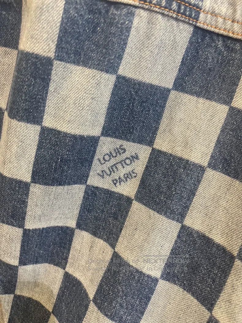 Louis Vuitton Louis Vuitton Checkerboard denim jacket Size XS / US 0-2 / IT 36-38 - 4 Thumbnail