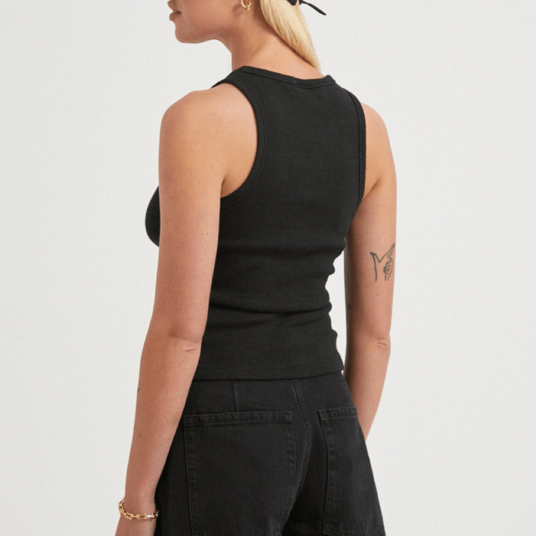 Afends NWT Afends - Lydia - Women's Hemp Ribbed Tank Top - Small Size S / US 4 / IT 40 - 8 Thumbnail