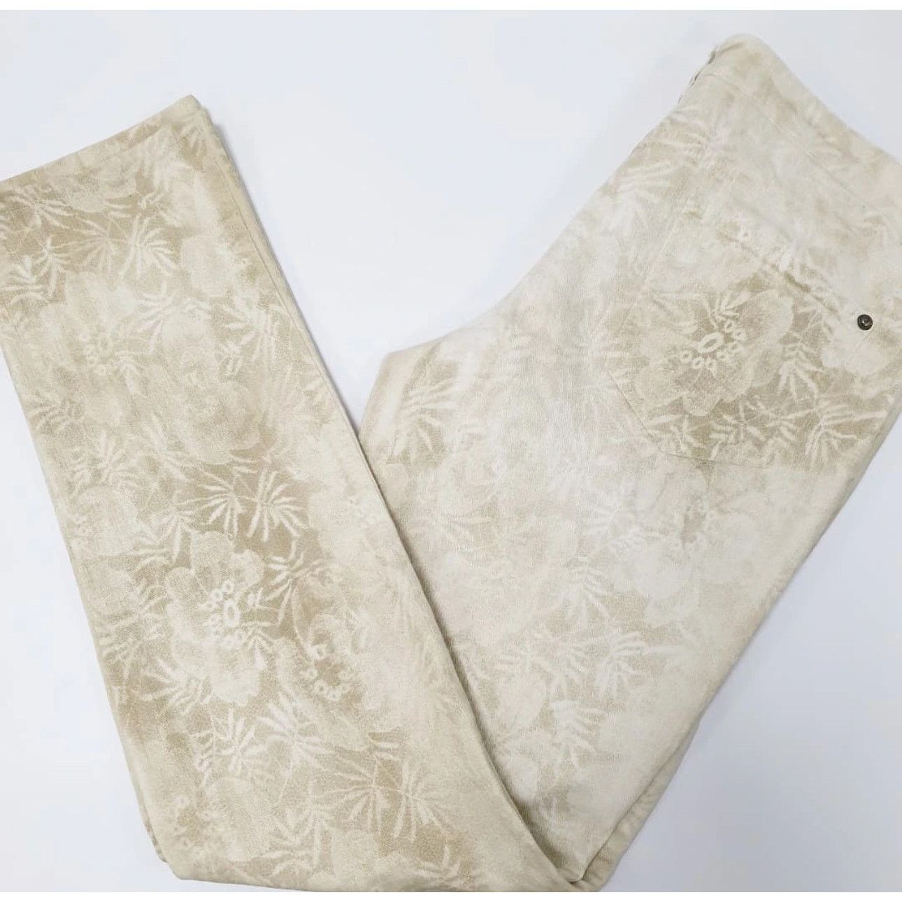 Chanel CHANEL Camélias Print Jeans Sz.44 Size 32" / US 10 / IT 46 - 6 Thumbnail