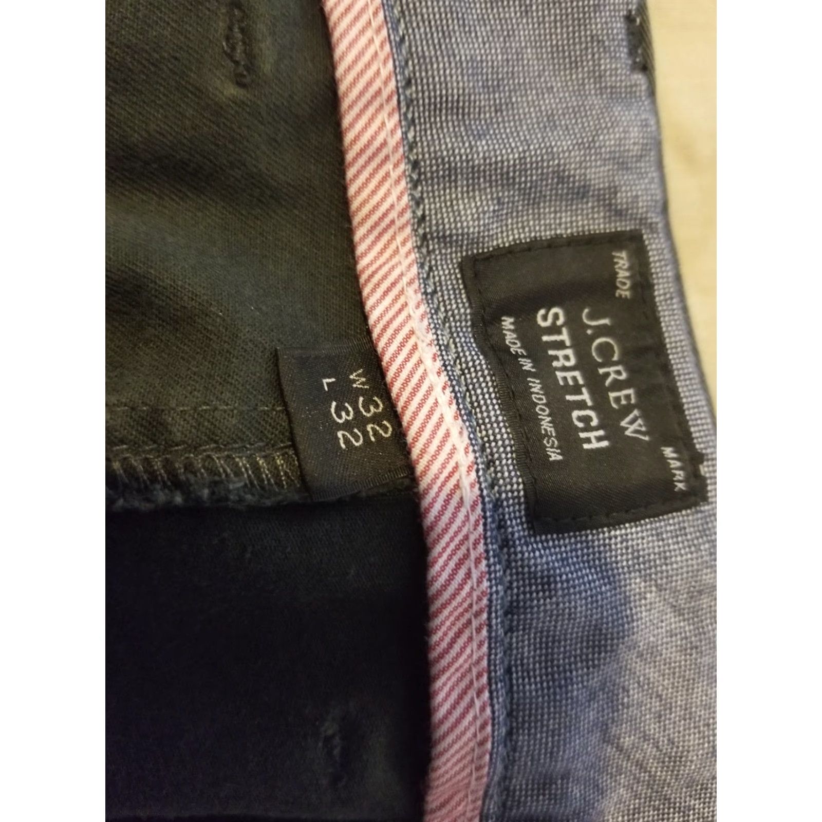 J.Crew J.CREW Pants Mens Chino Straight Leg 32x32 Black Cotton Flat Front Casual Vintage No Size US 32 / EU 48 - 3 Thumbnail
