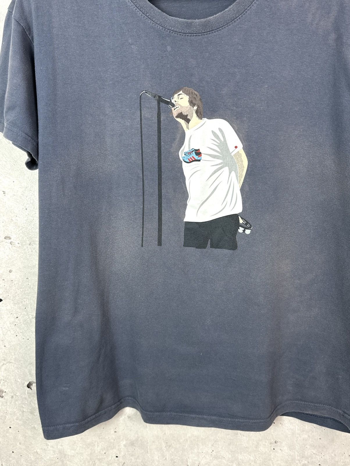 Vintage 80s Casuals Liam Manchester Blue Cotton Short Sleeve Tee Size US L / EU 52-54 / 3 - 6 Thumbnail