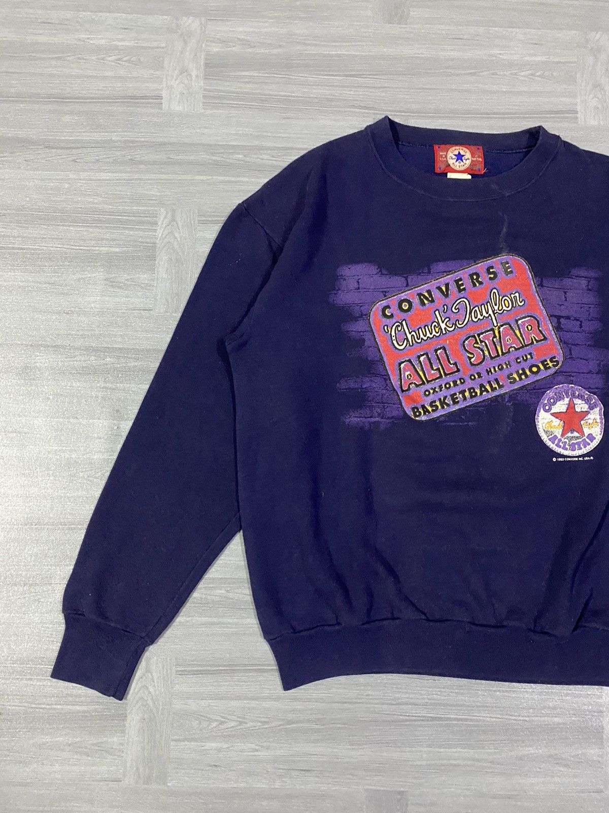 Converse Vintage 1993 Converse Sweatshirt Size US L / EU 52-54 / 3 - 5 Thumbnail